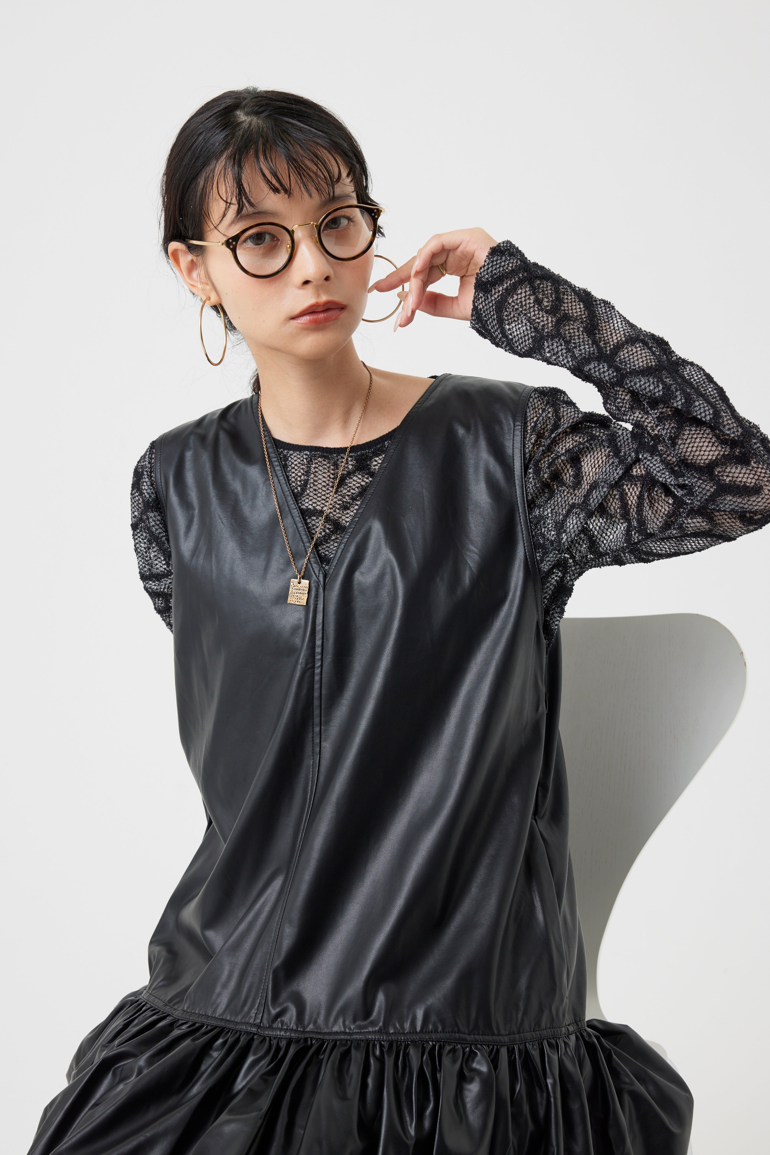 シースルージャガードインナートップス(6260-388)