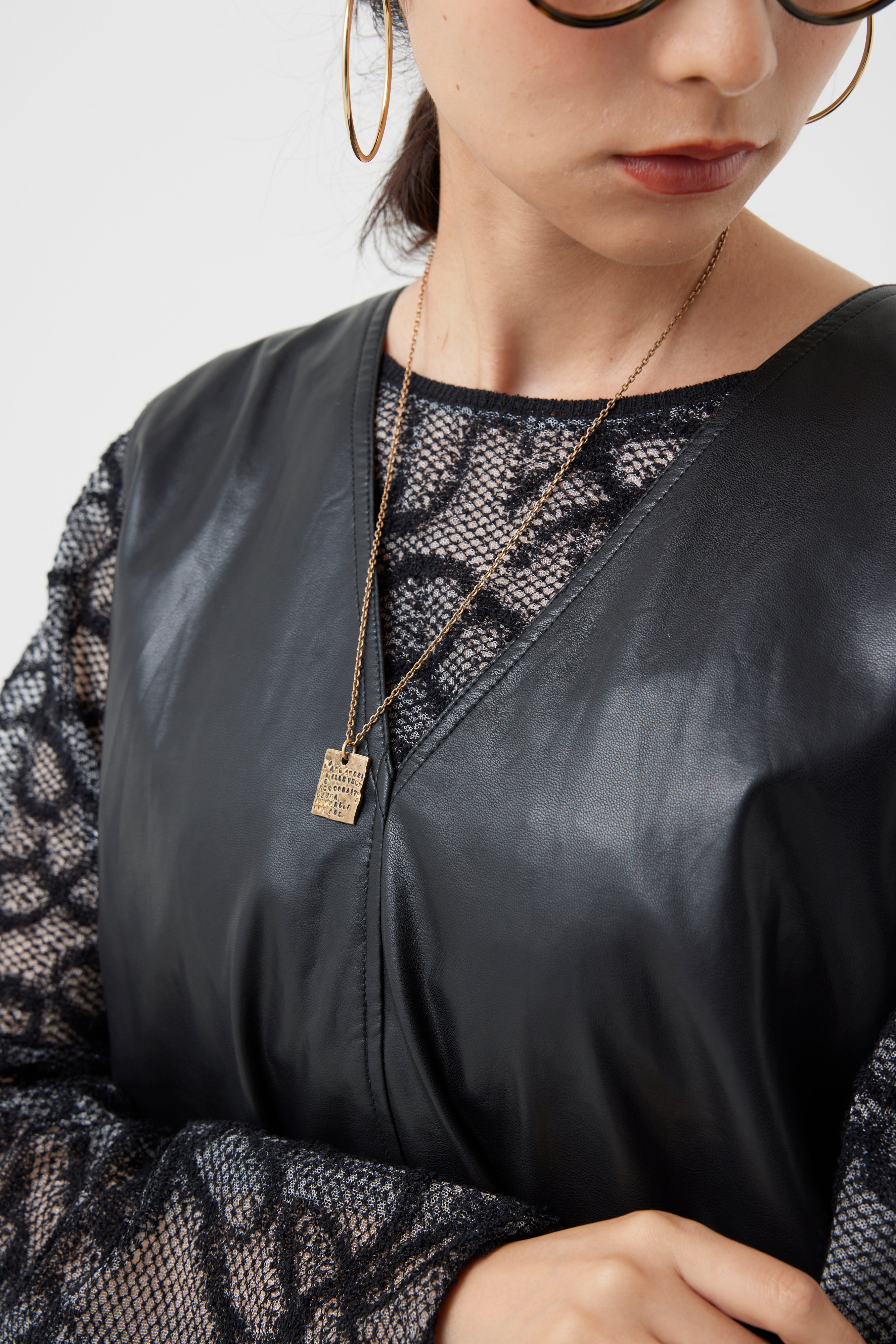 シースルージャガードインナートップス(6260-388)