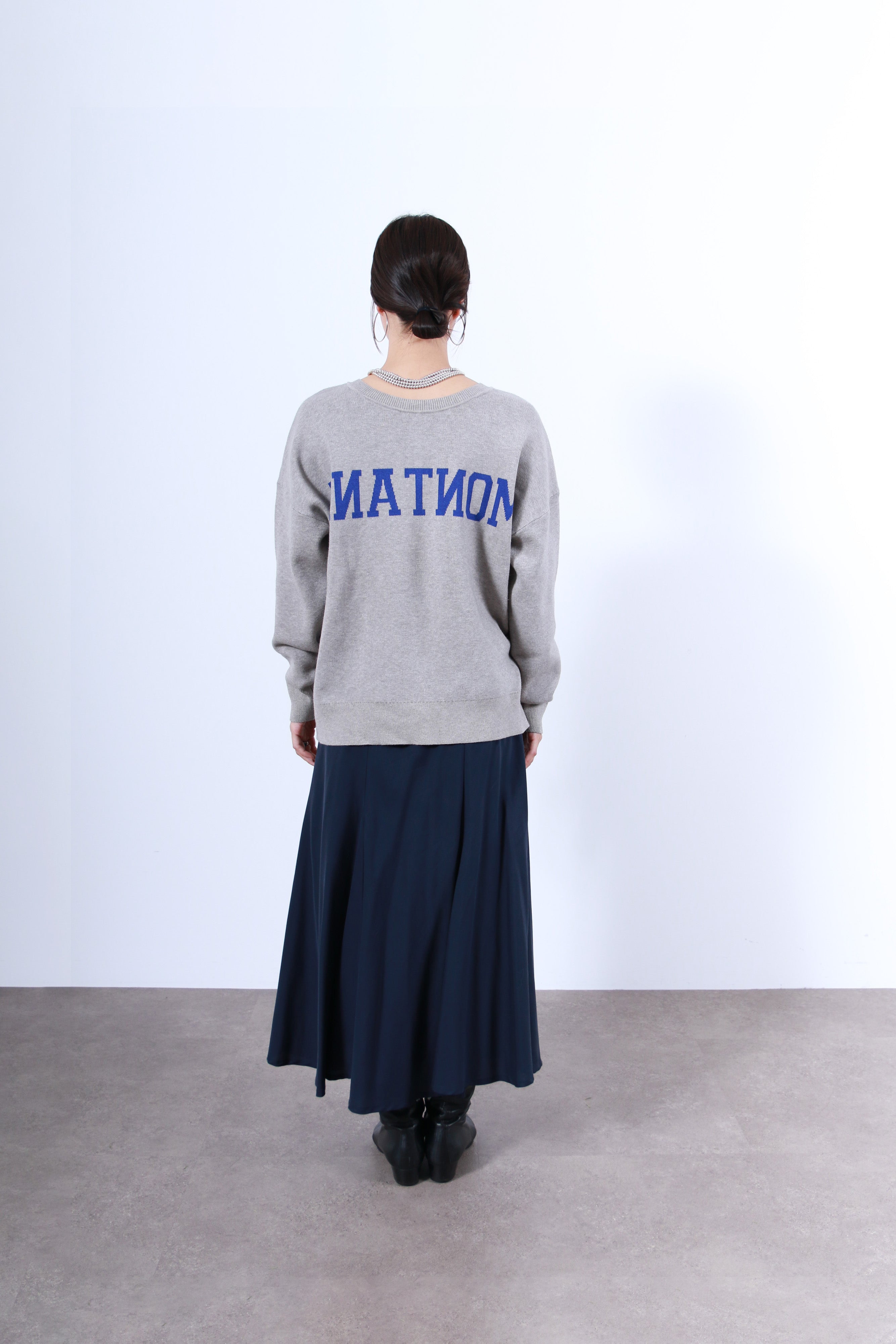 2WAYロゴニットトップス(6263-521)