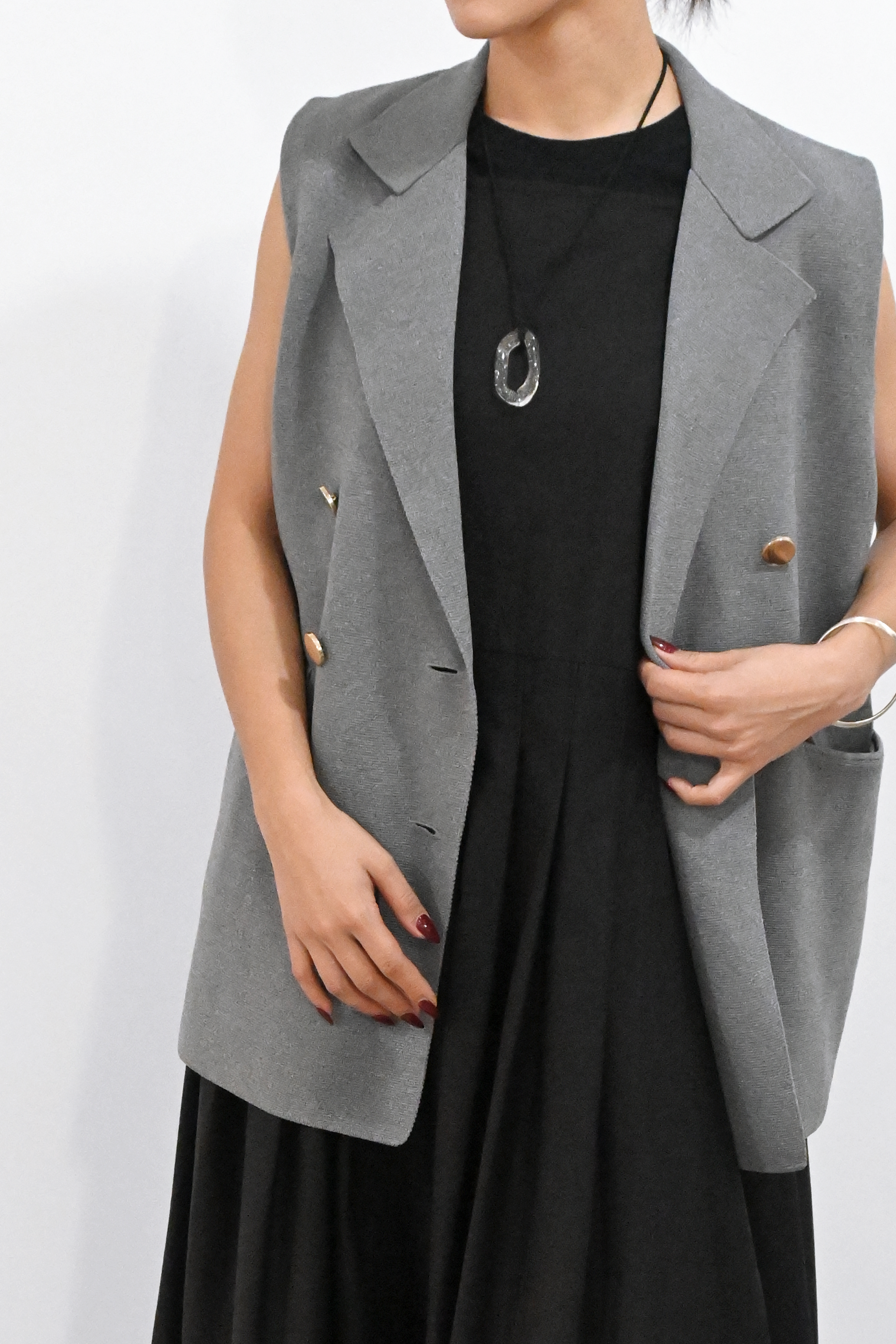 【予約終了】プリーツマキシドレス(6265-573)