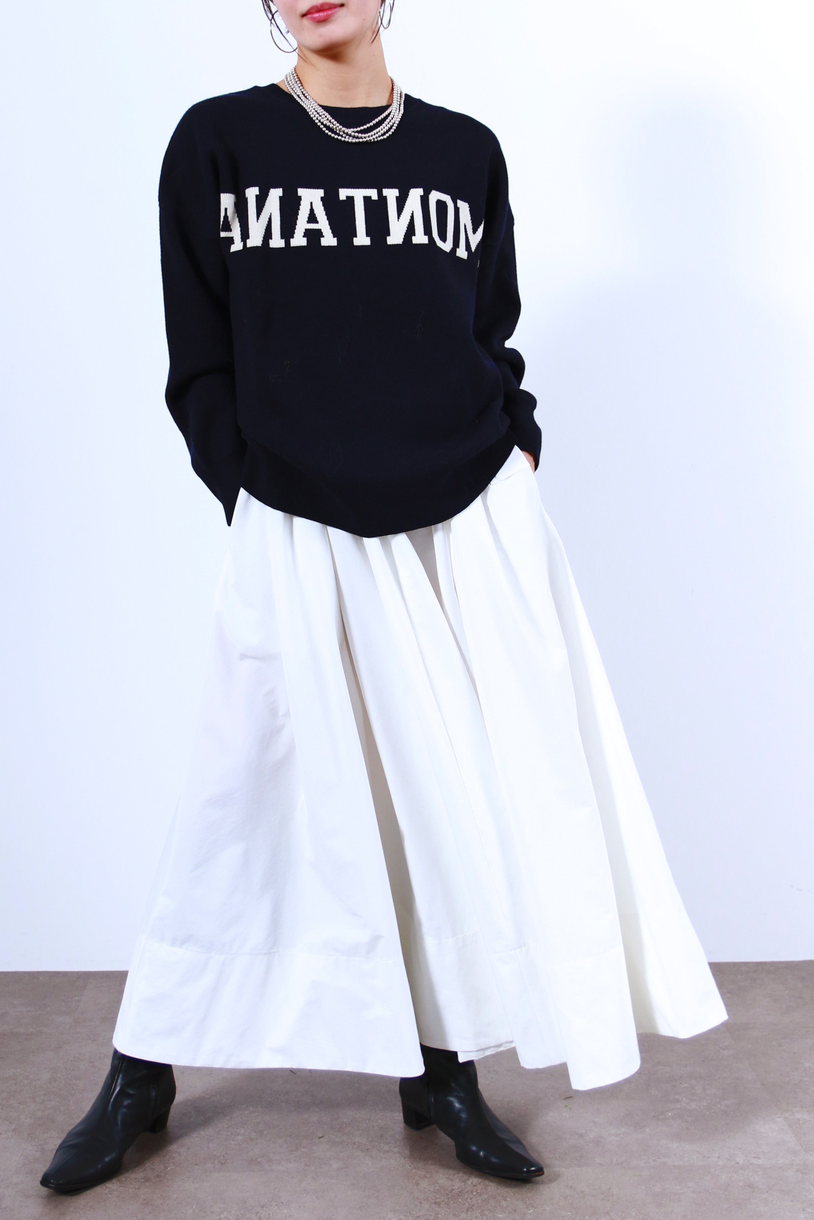 2WAYロゴニットトップス(6263-521)