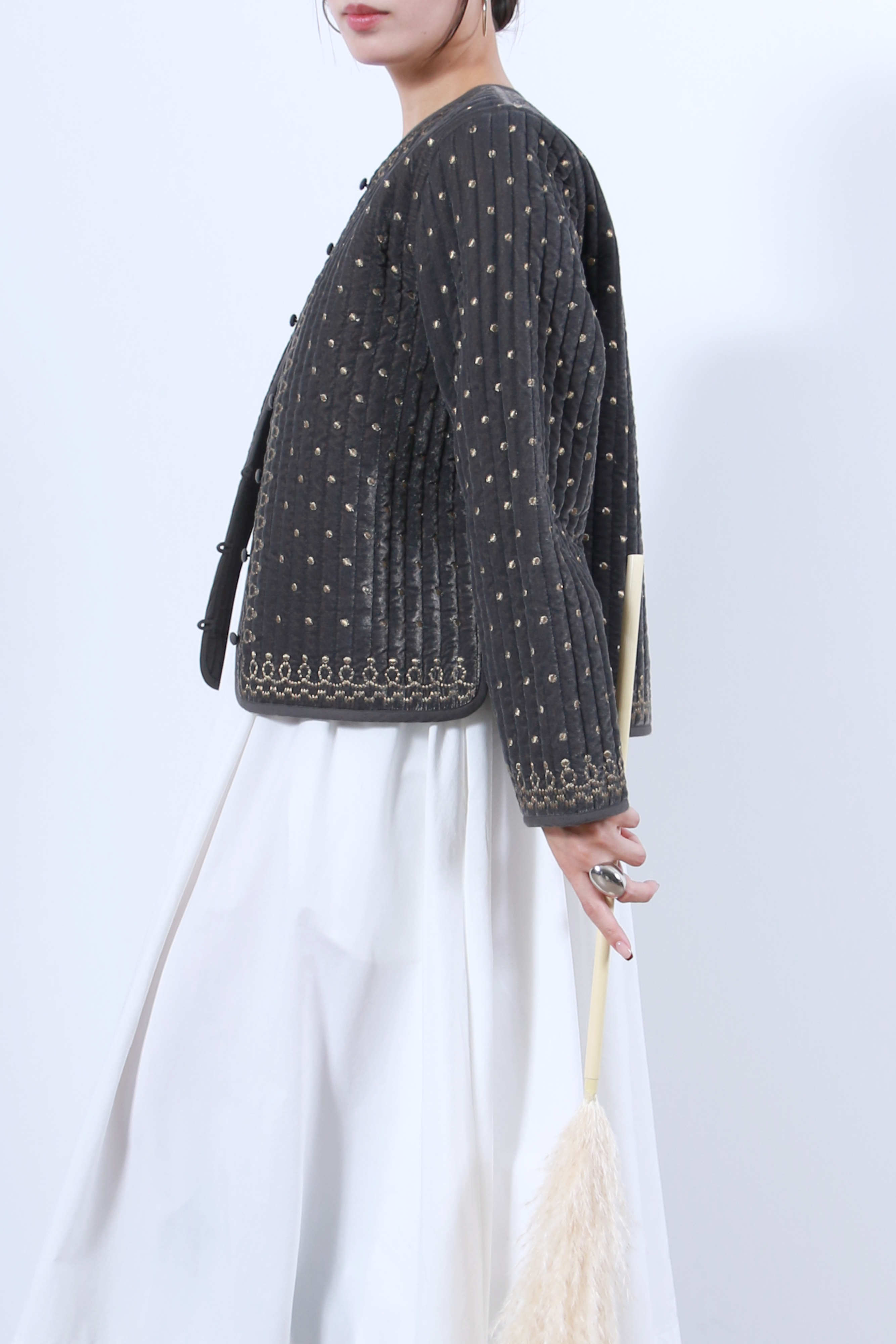 ヴィンテージ調オリジナル刺繍ジャケット(6261-354)