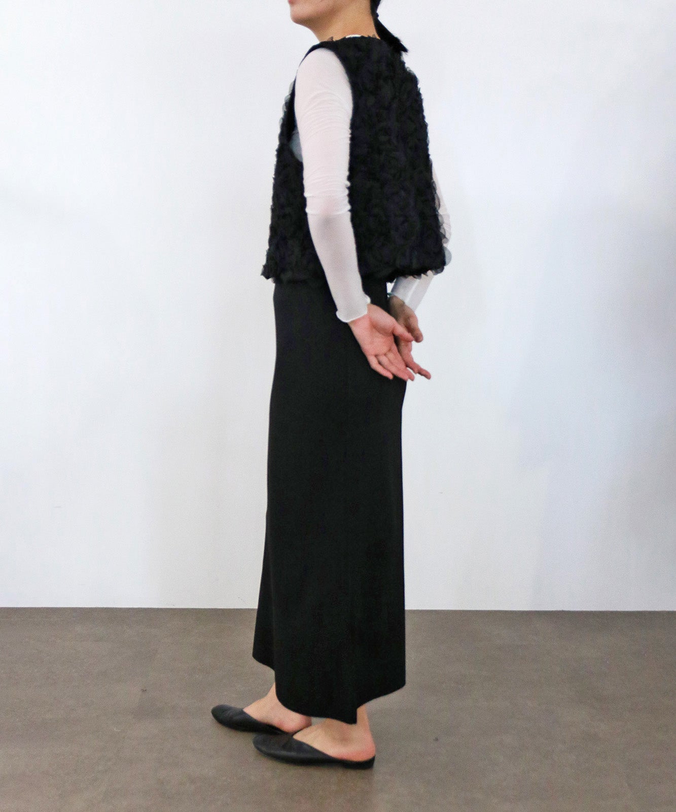 フラワーチュールパターンベスト(6262-454)