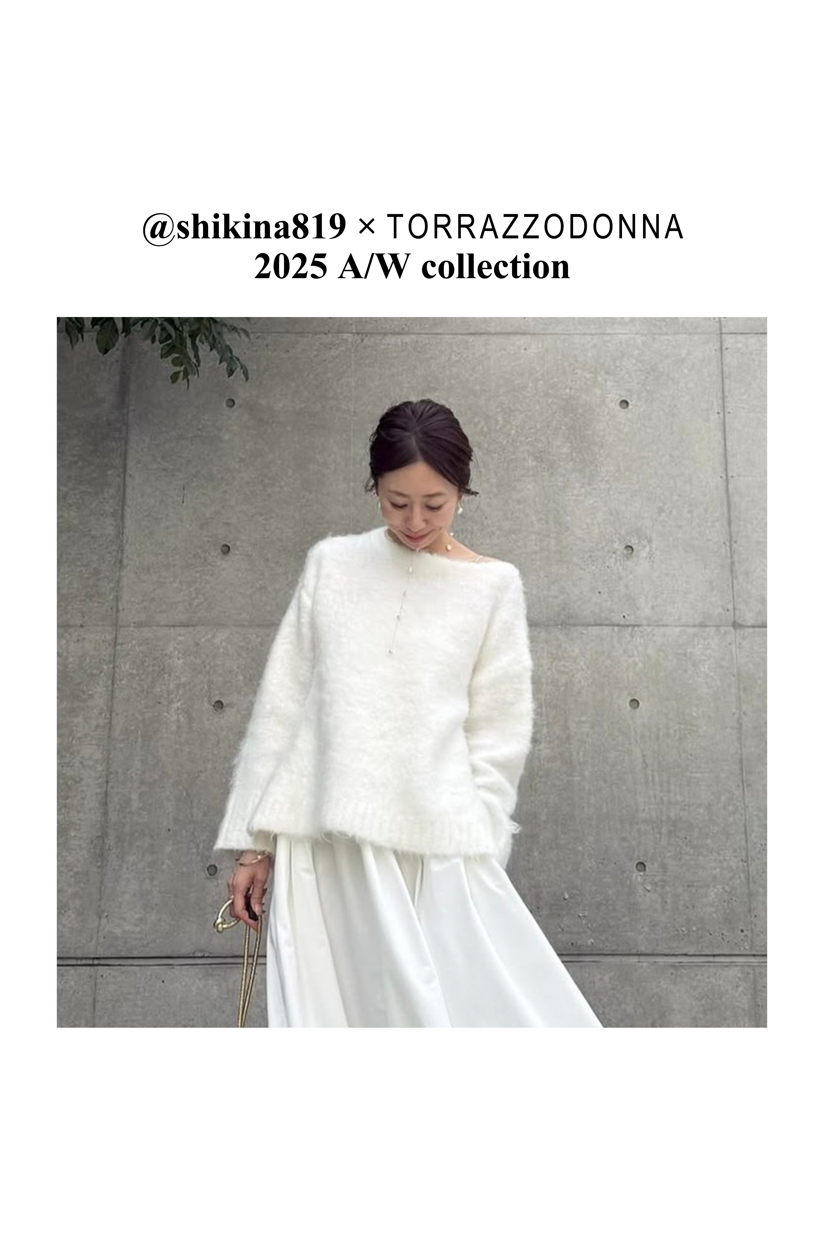 【Shikina×TORRAZZO】単品:2WAYニット(6265-302)★