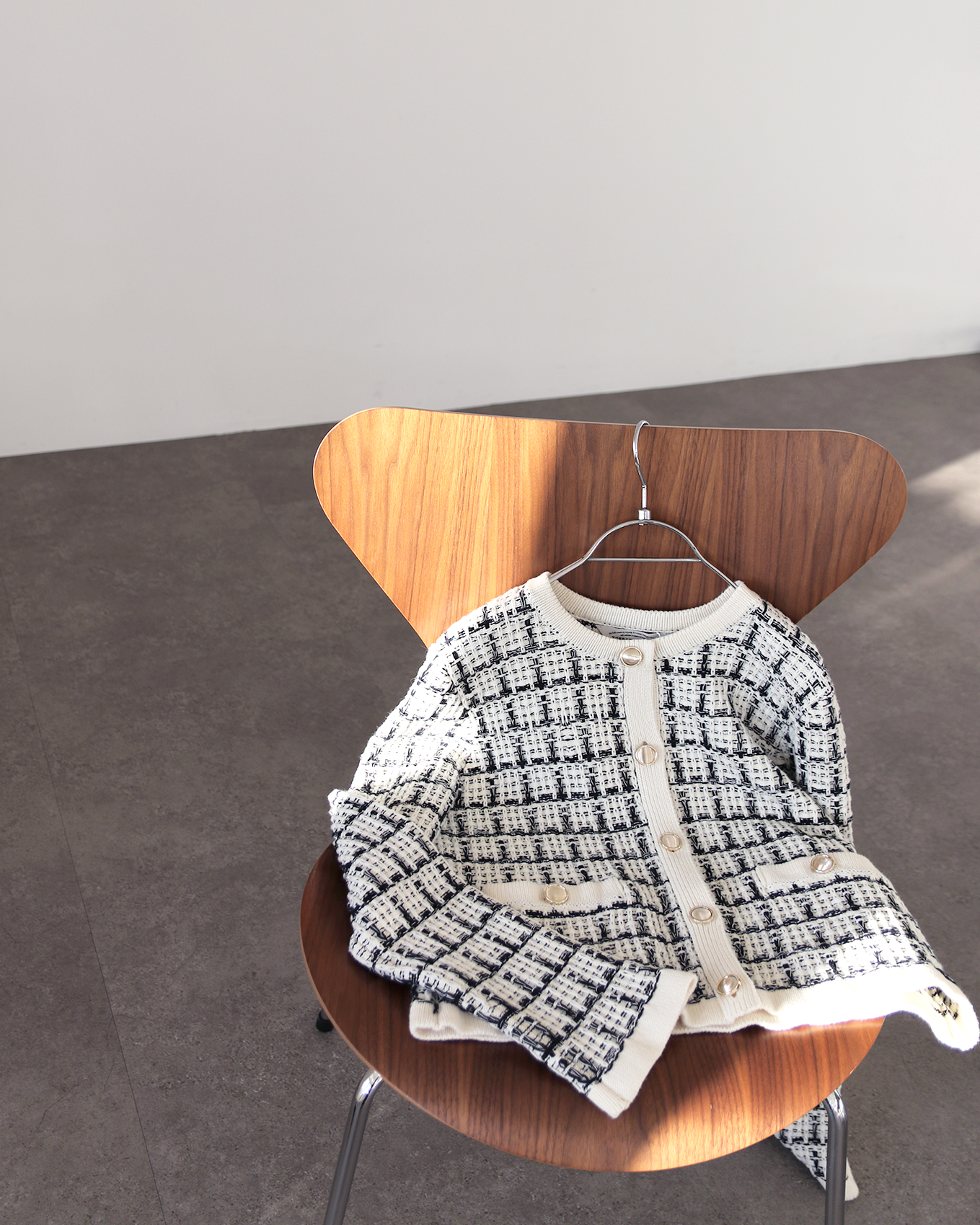 ツイードコットンカーディガン(6265-551)