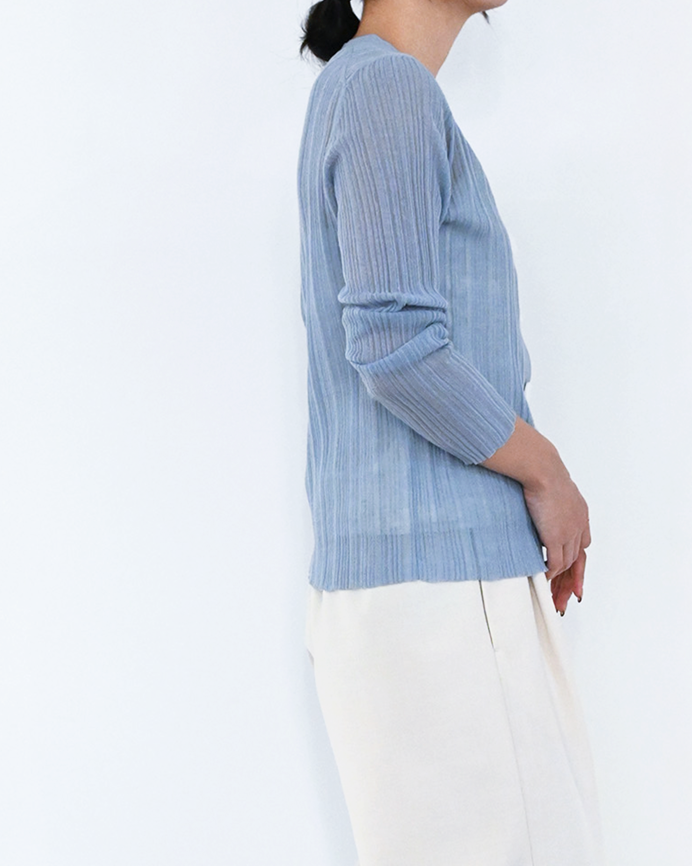 【comming soon】ランダムリブニットカーディガン(6266-340)