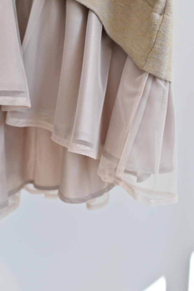 裾チュールニットトップス(6263-509)