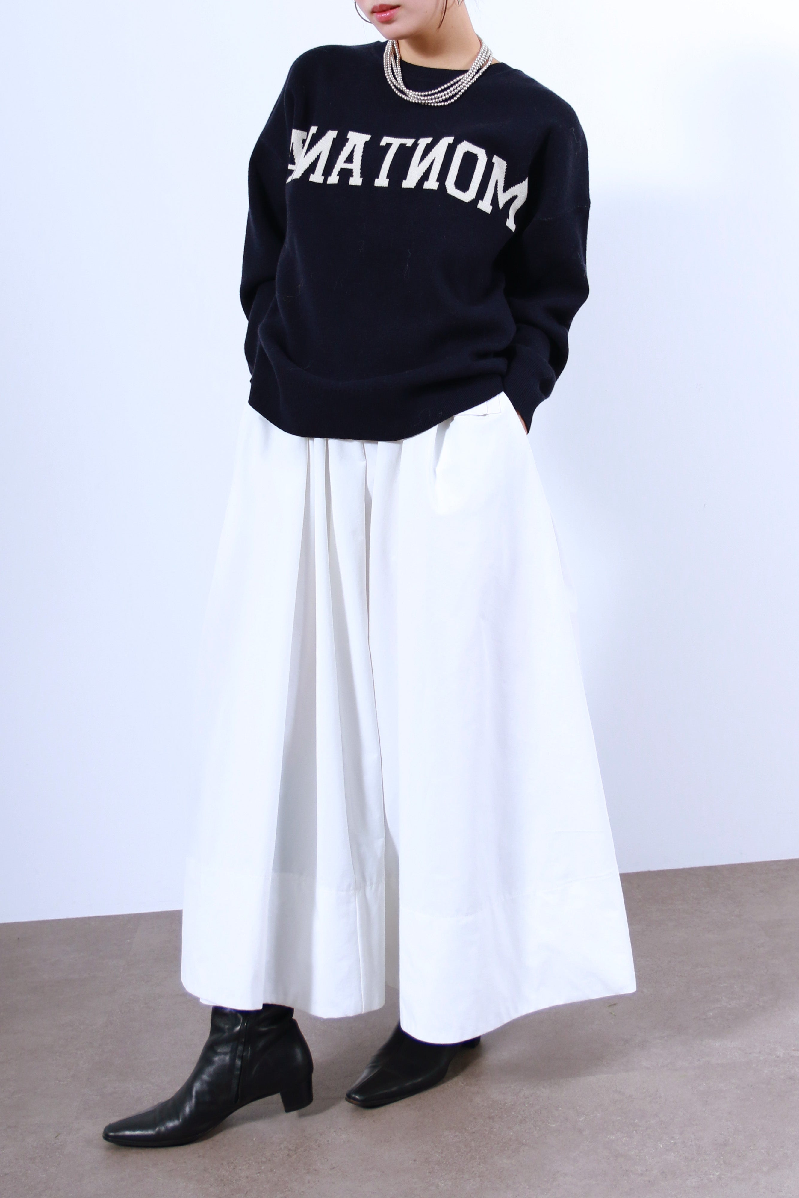 2WAYロゴニットトップス(6263-521)