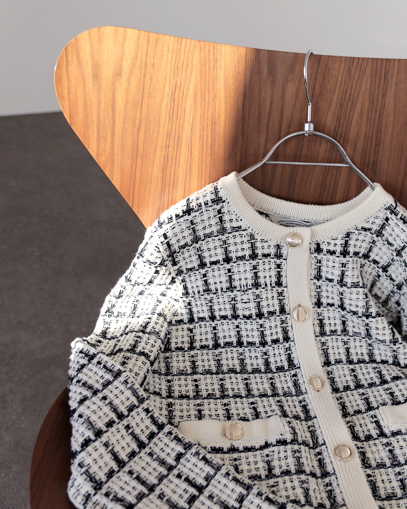 ツイードコットンカーディガン(6265-551)