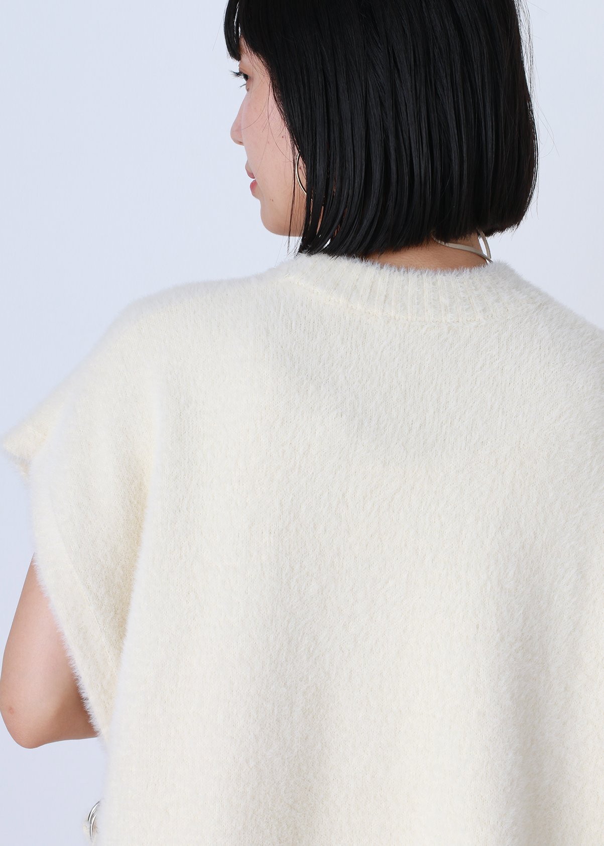 ニットベロアポンチョ(6255-381)