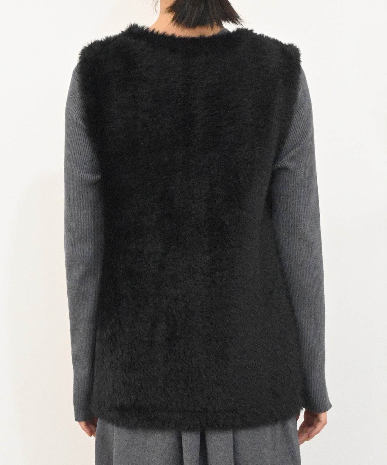 シャギーニットベスト(6263-528)