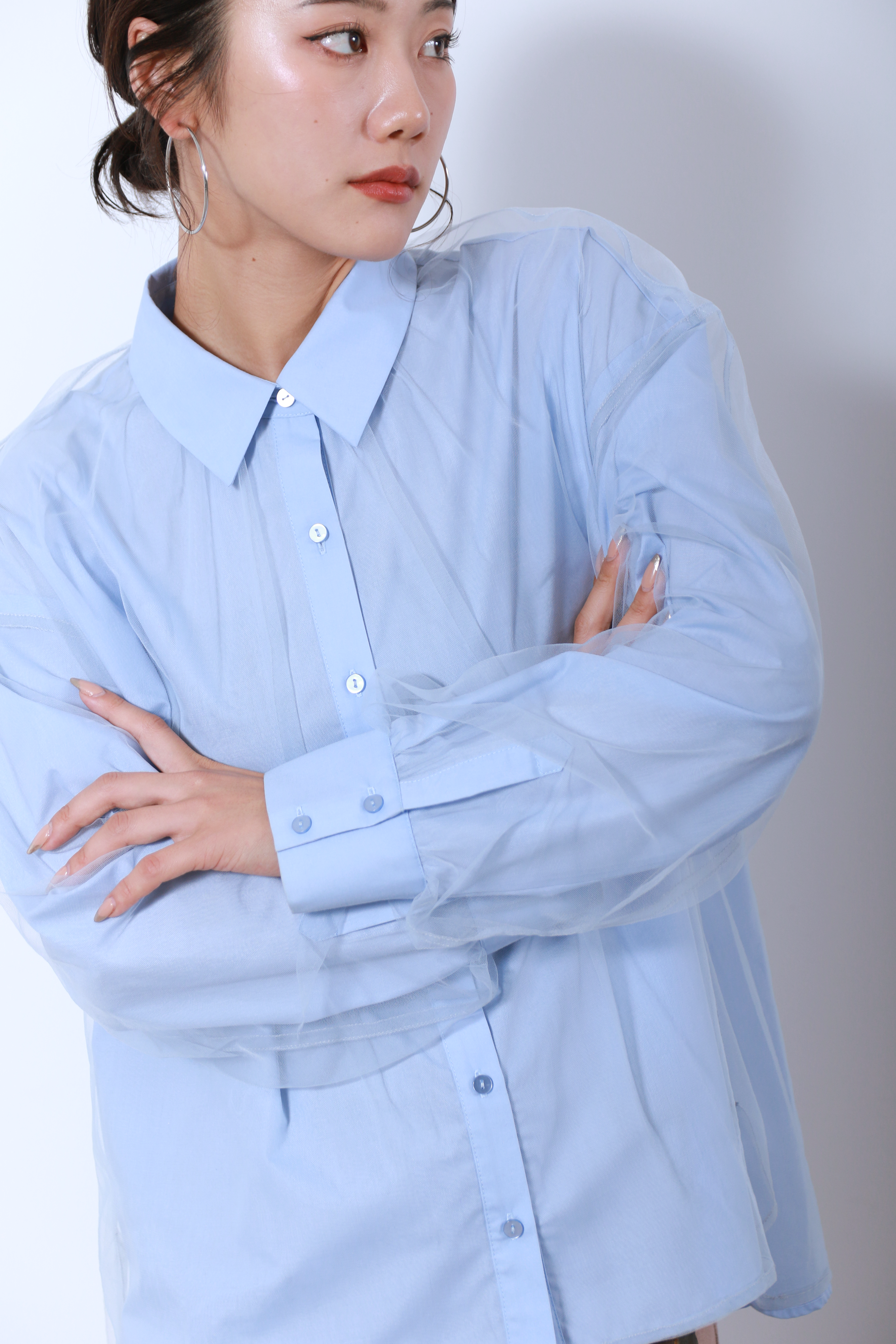 シアーチュールシャツ(6263-500)