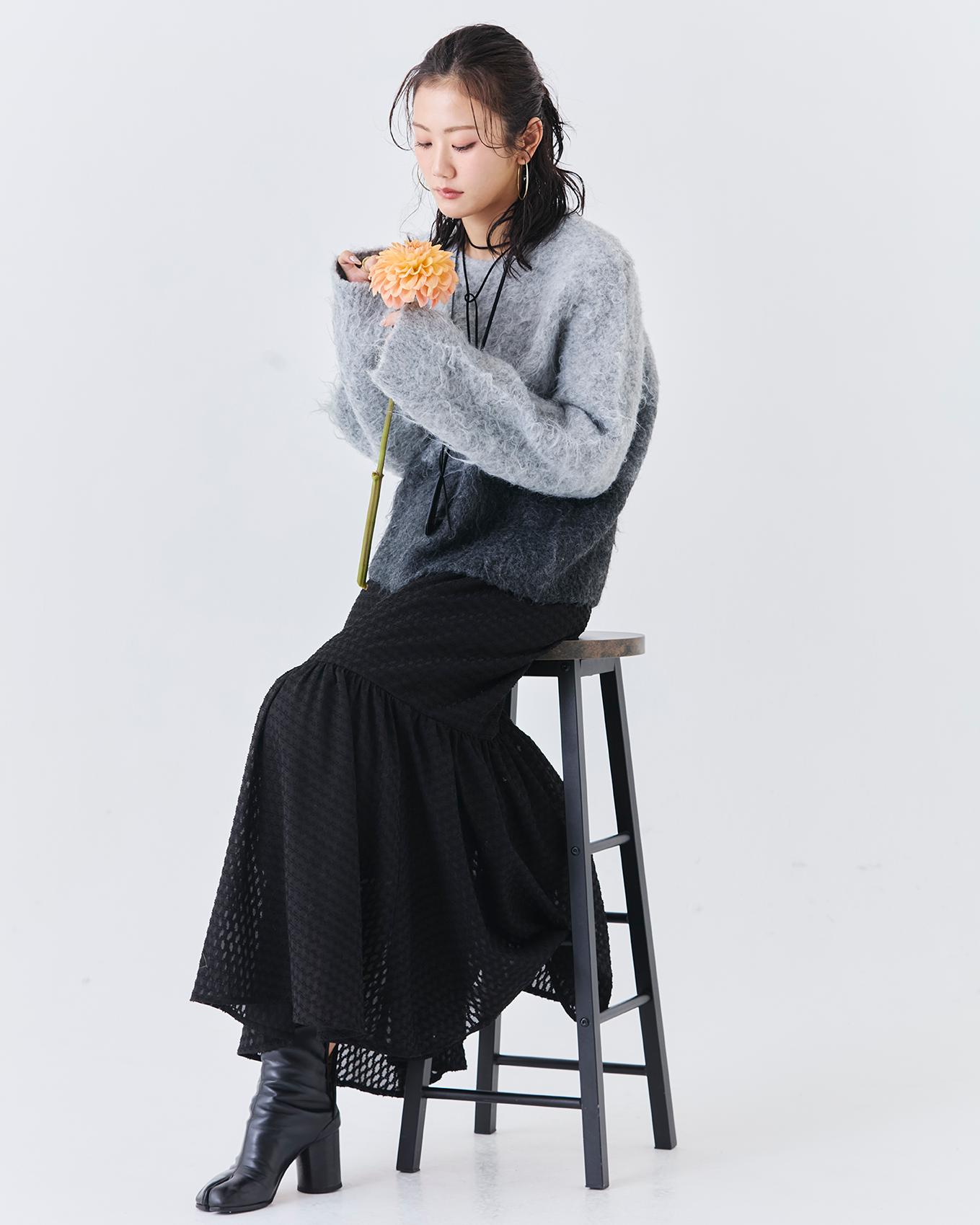 グラデーションニットトップス(6263-519)