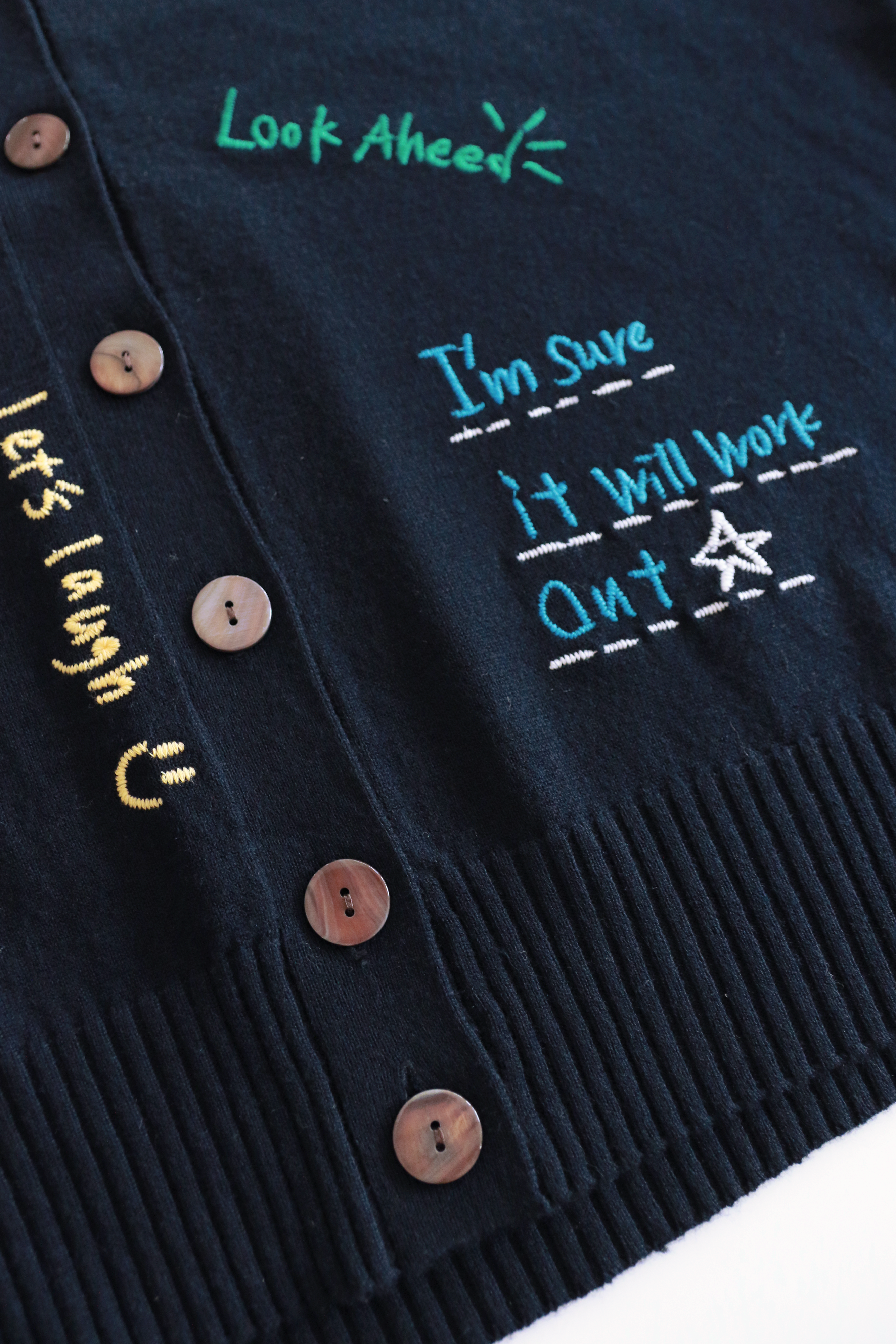 ハッピーエンブロイダリーカーディガン(6262-460)