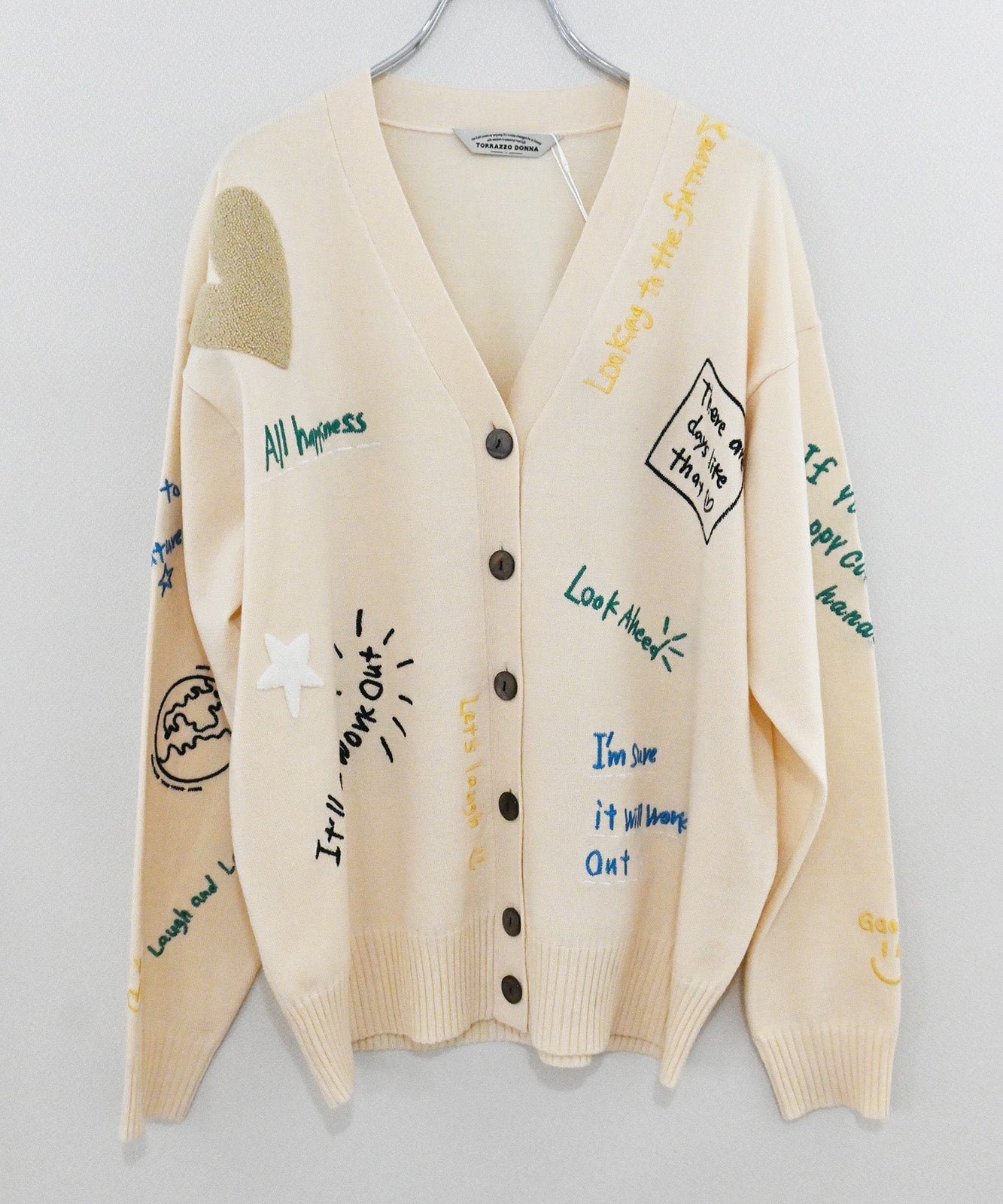 ハッピーエンブロイダリーカーディガン(6262-460)