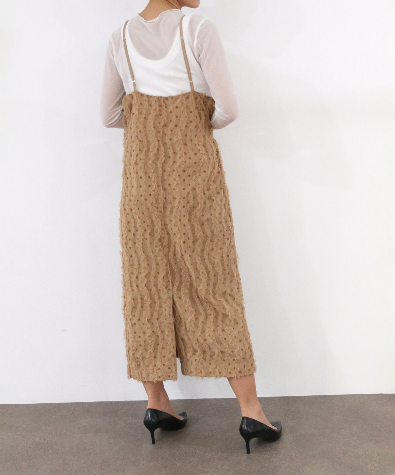 ブラオドットチュールフリルワンピース(6260-378)