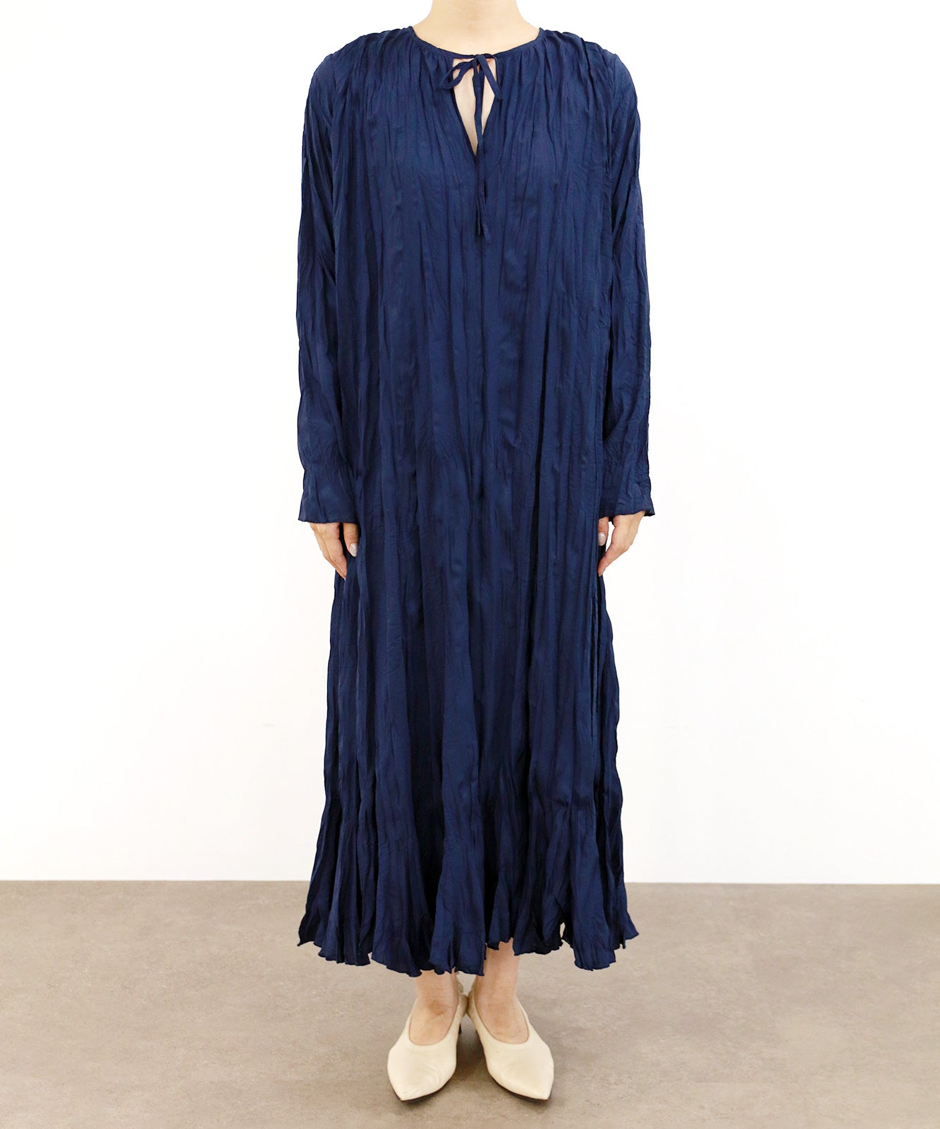 クリンクル加工2WAYワンピース(6259-476)