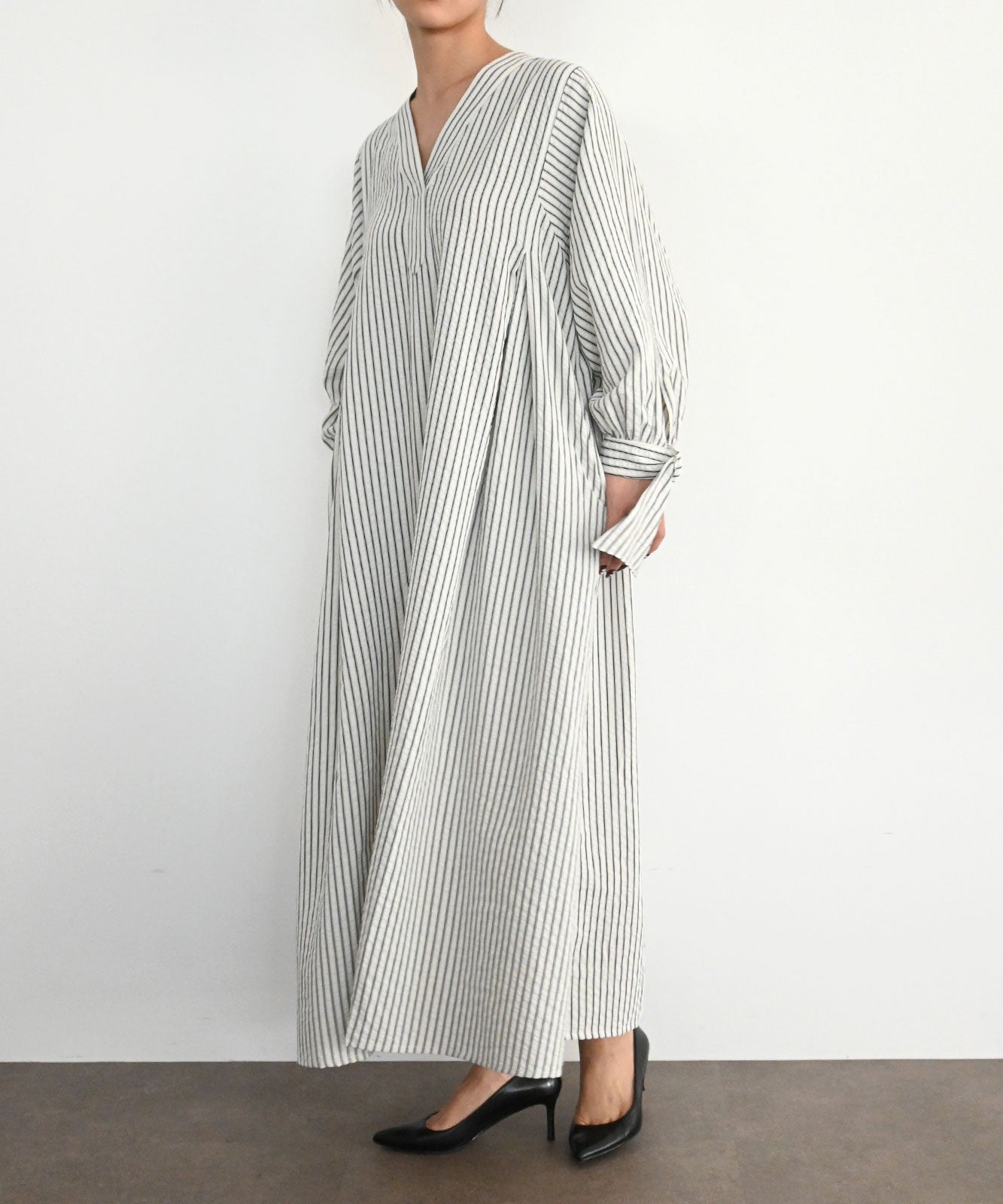 ストライプワンピース(6251-347)