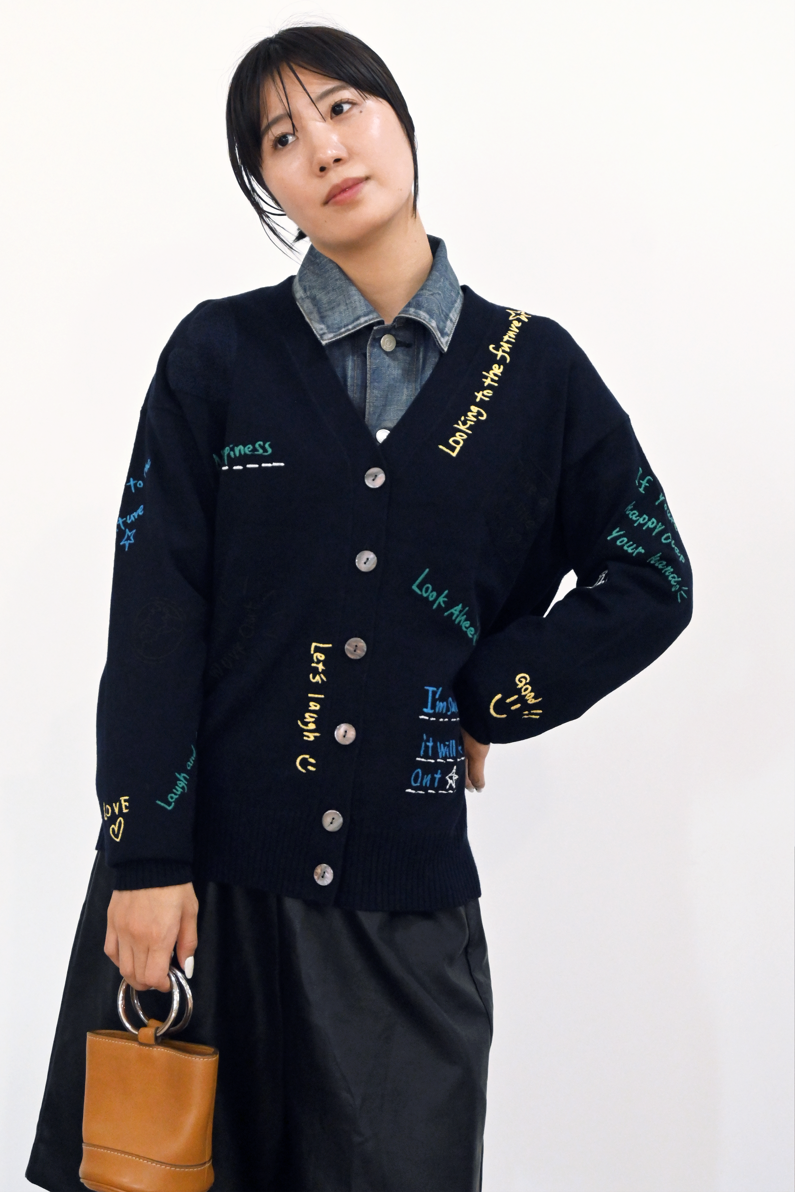 ハッピーエンブロイダリーカーディガン(6262-460)