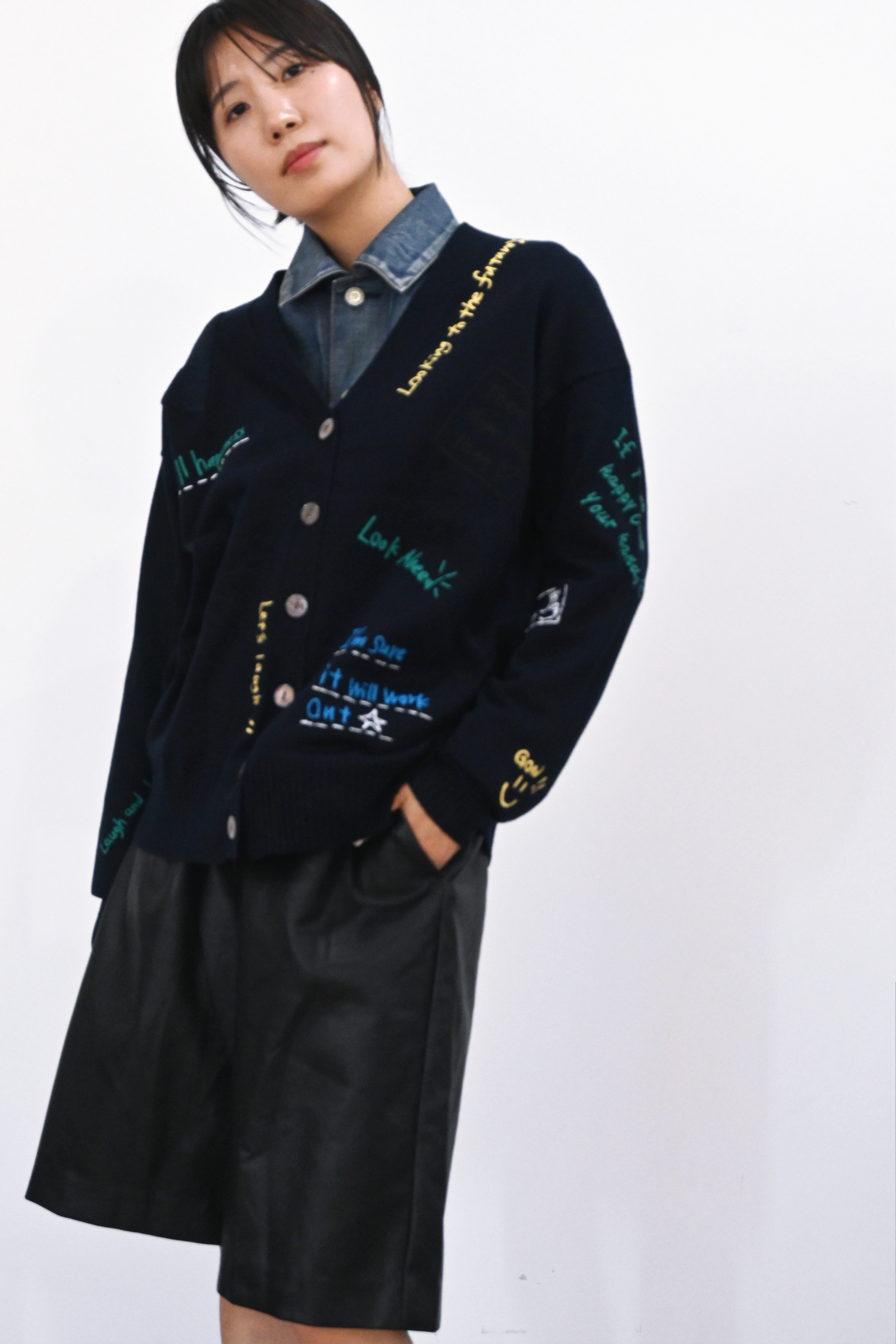 ハッピーエンブロイダリーカーディガン(6262-460)