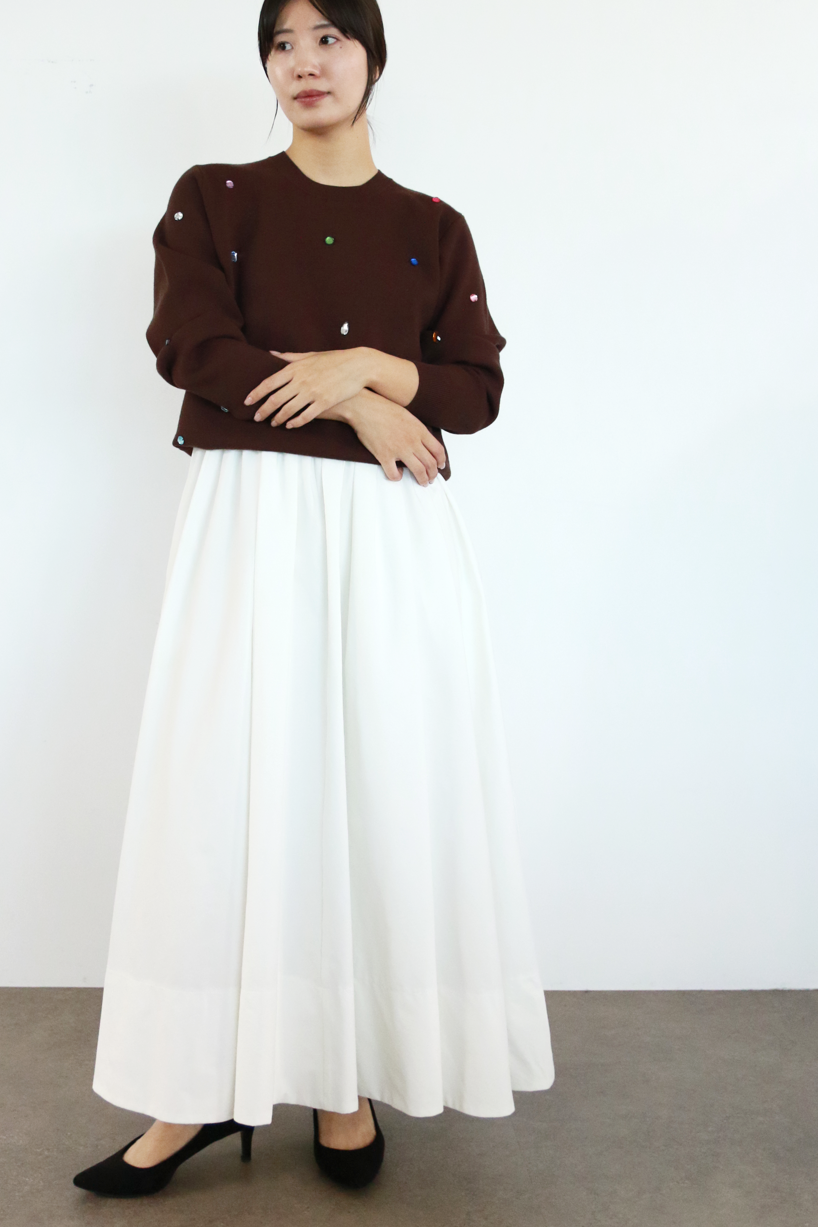 【予約】ジュエリーニットトップス(6263-511)