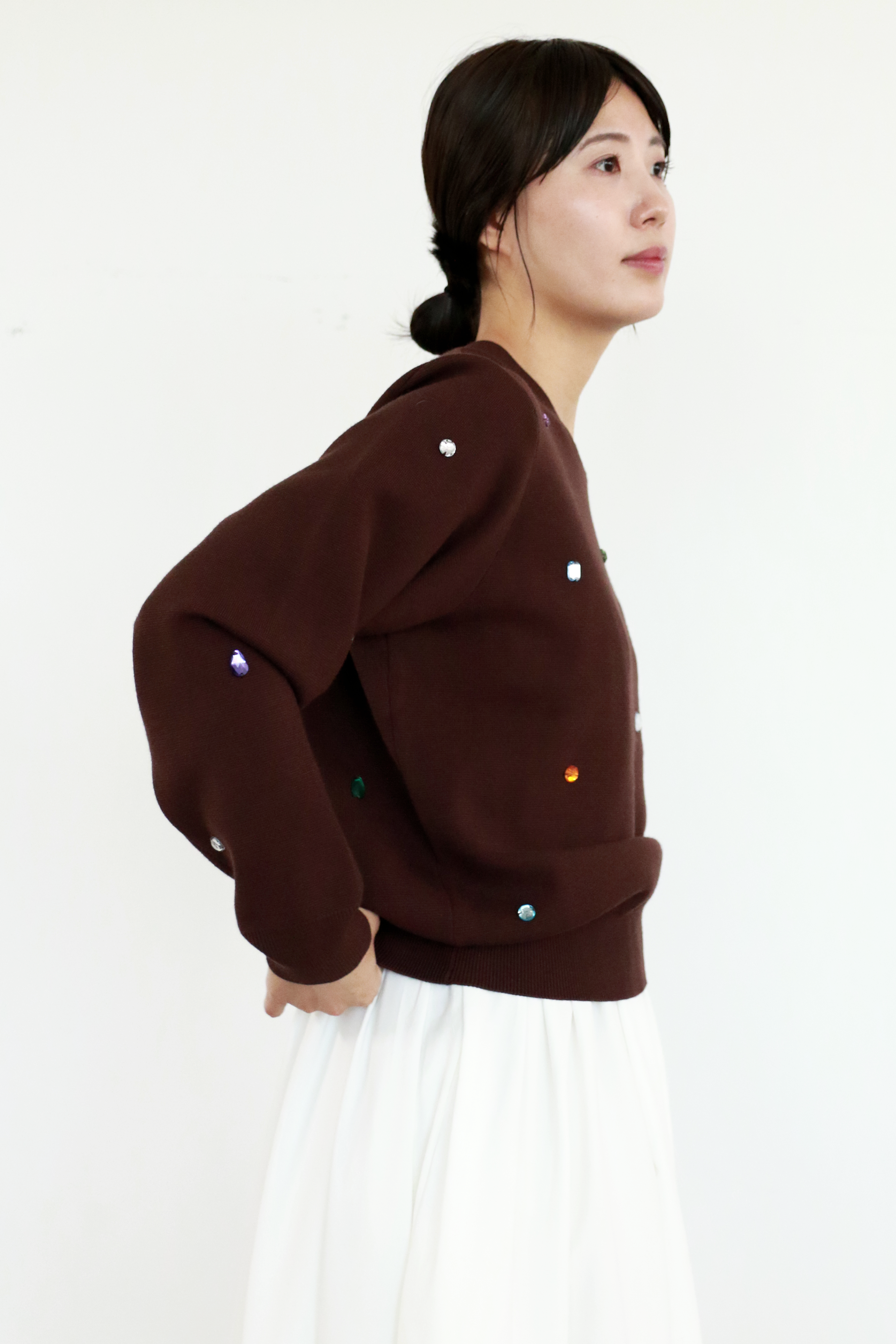 【再入荷】ジュエリーニットトップス(6263-511)