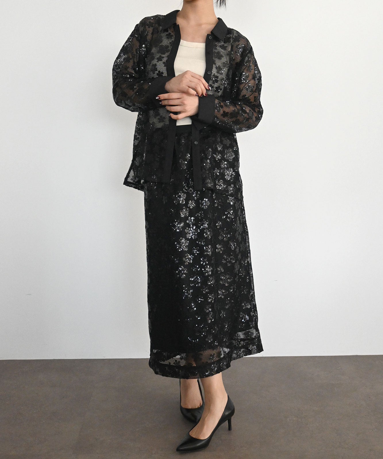 スパングルシャツ(6251-326)