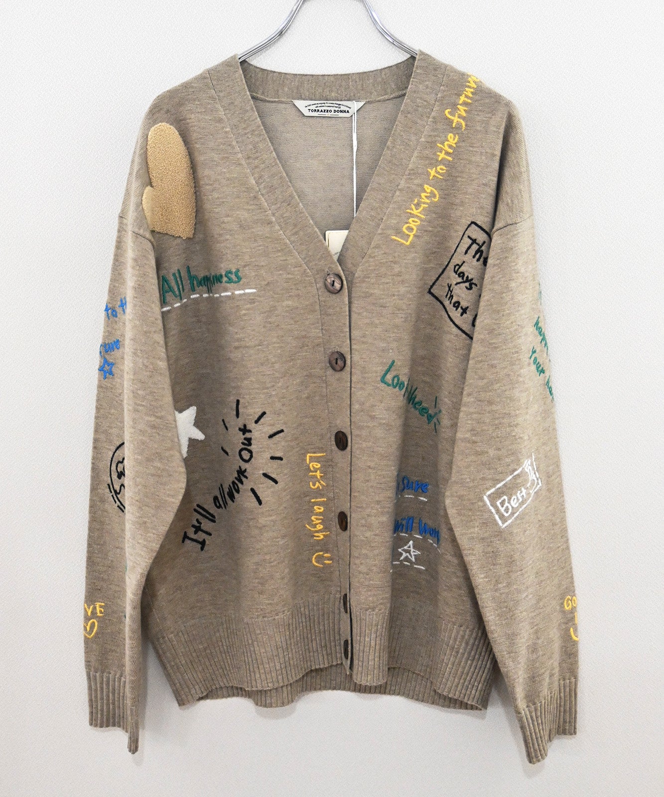 ハッピーエンブロイダリーカーディガン(6262-460)