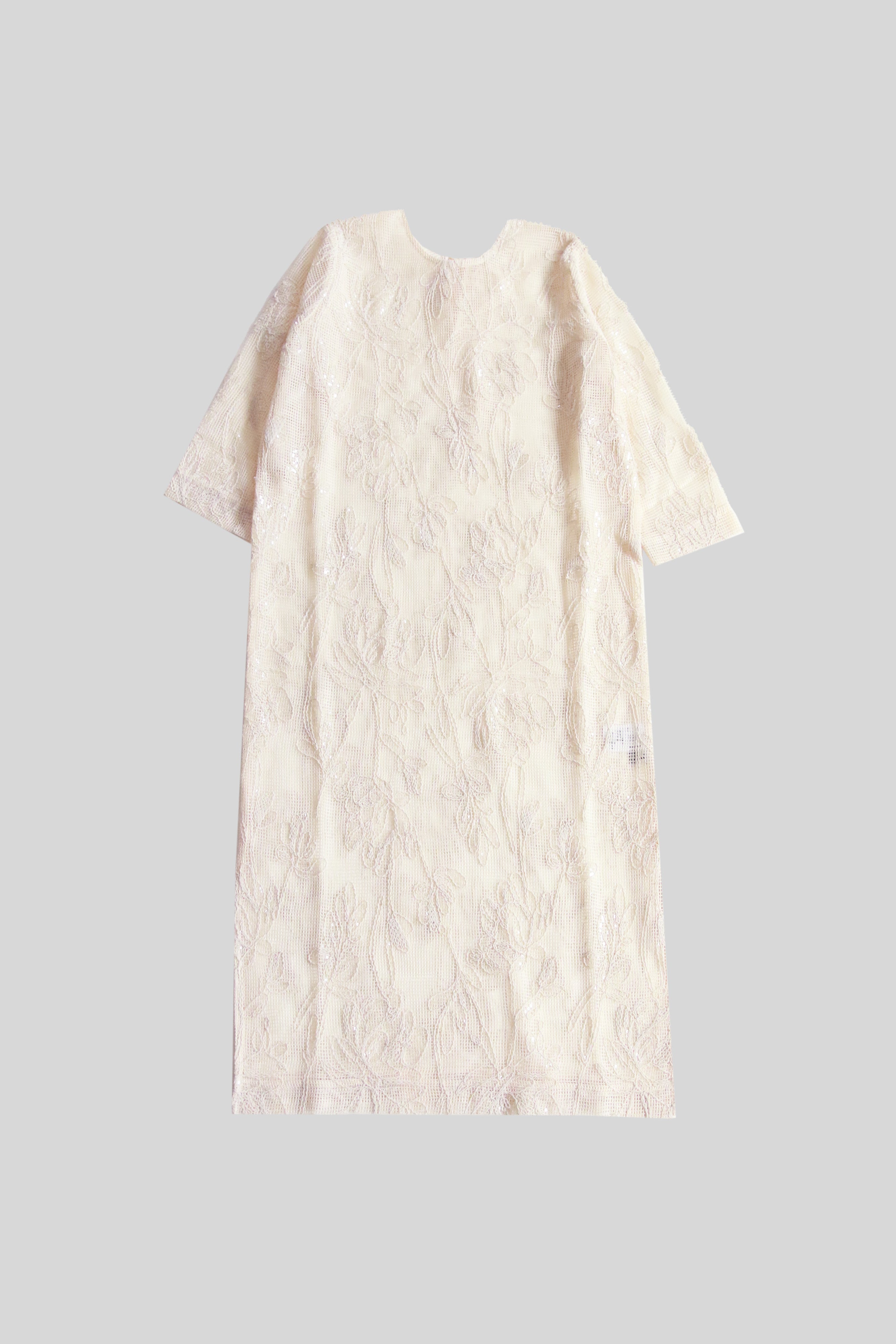 ボタニカルパターンスパングルワンピース(6260-374)