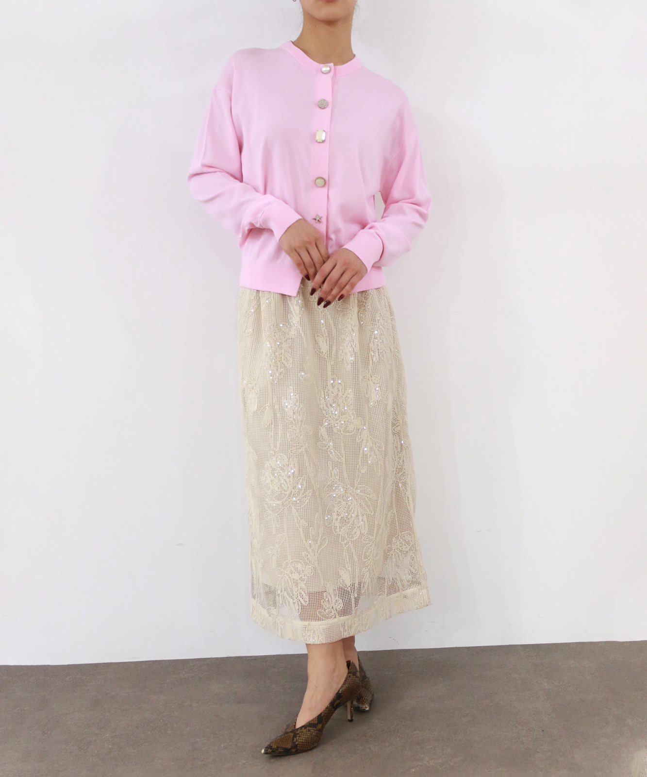 2025AW ビジューカーディガン(6260-693)