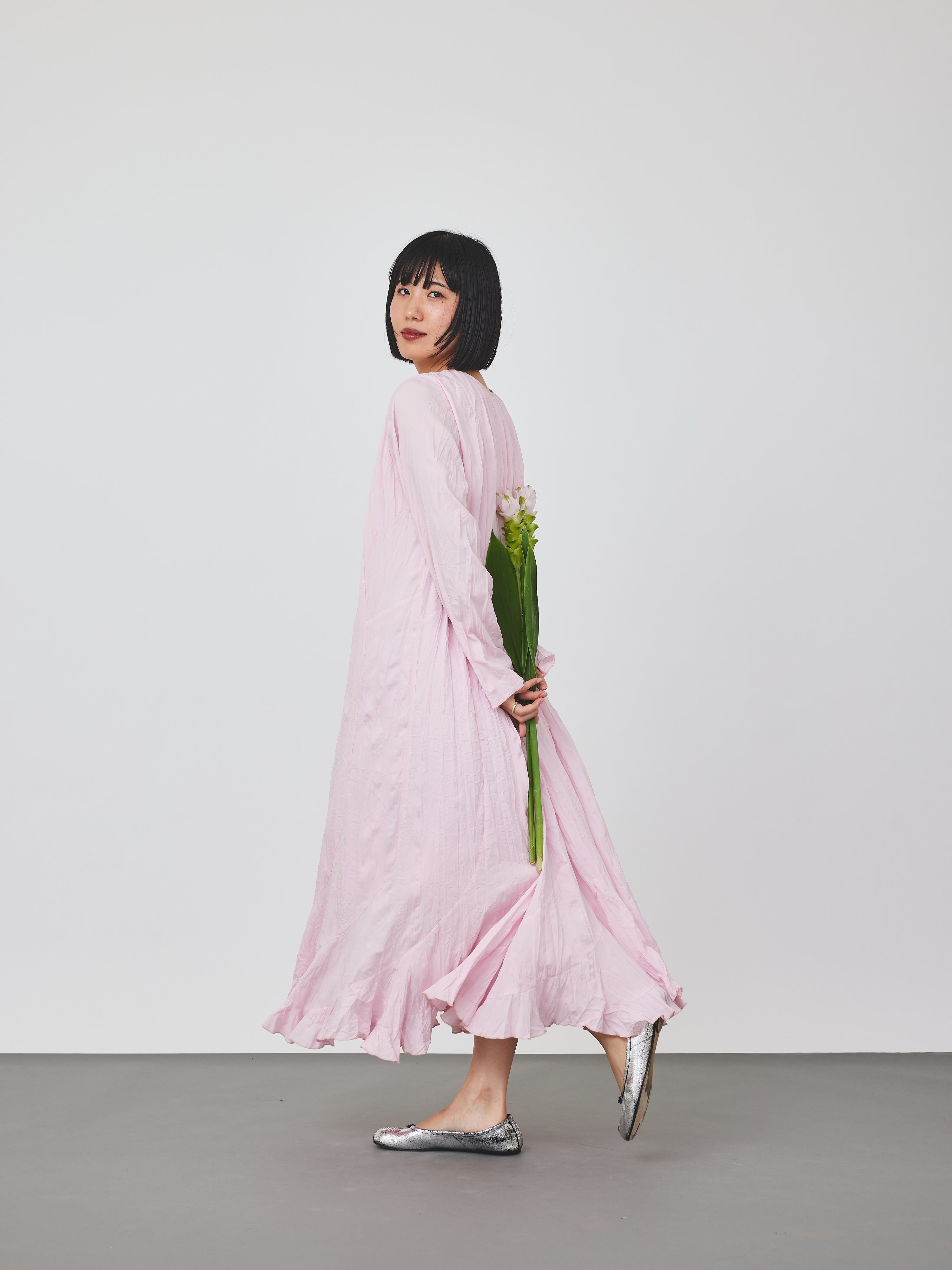 クリンクル加工2WAYワンピース(6259-476)