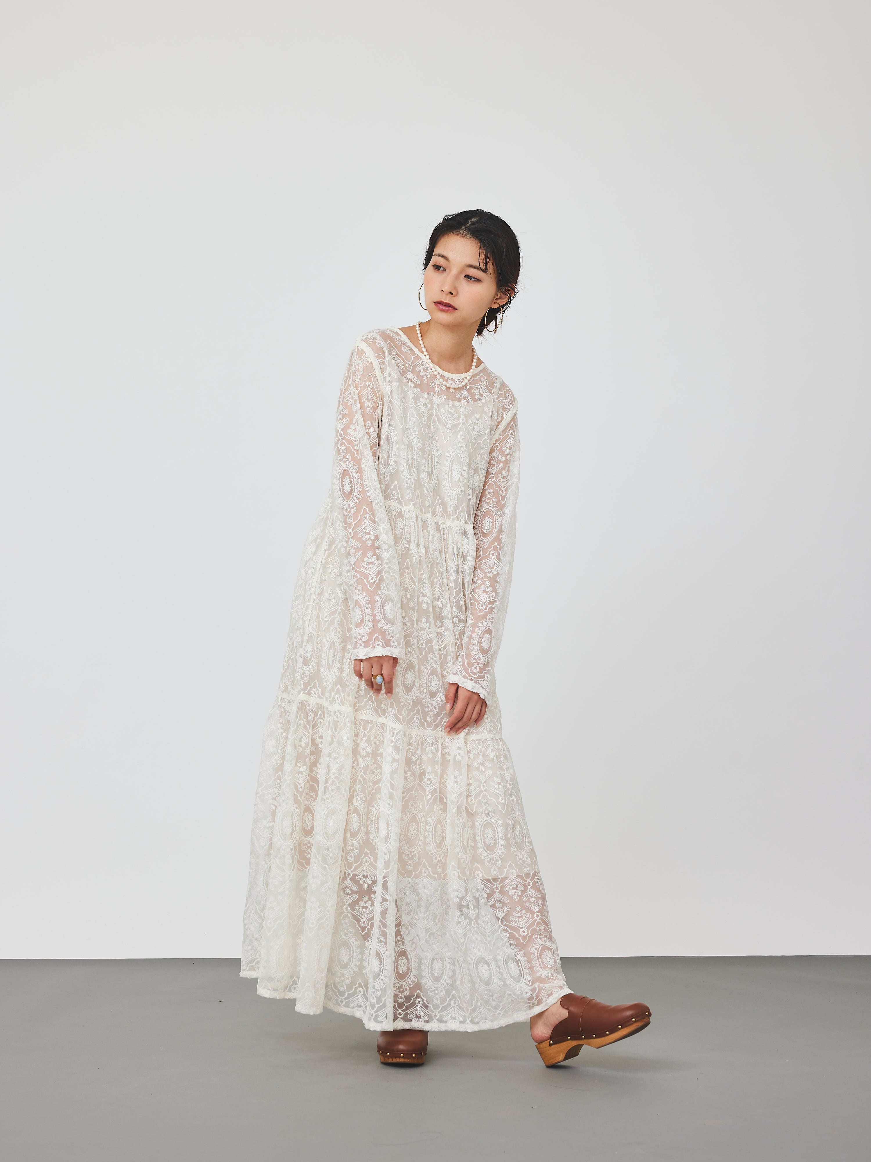 レースティアードワンピース(6259-470)