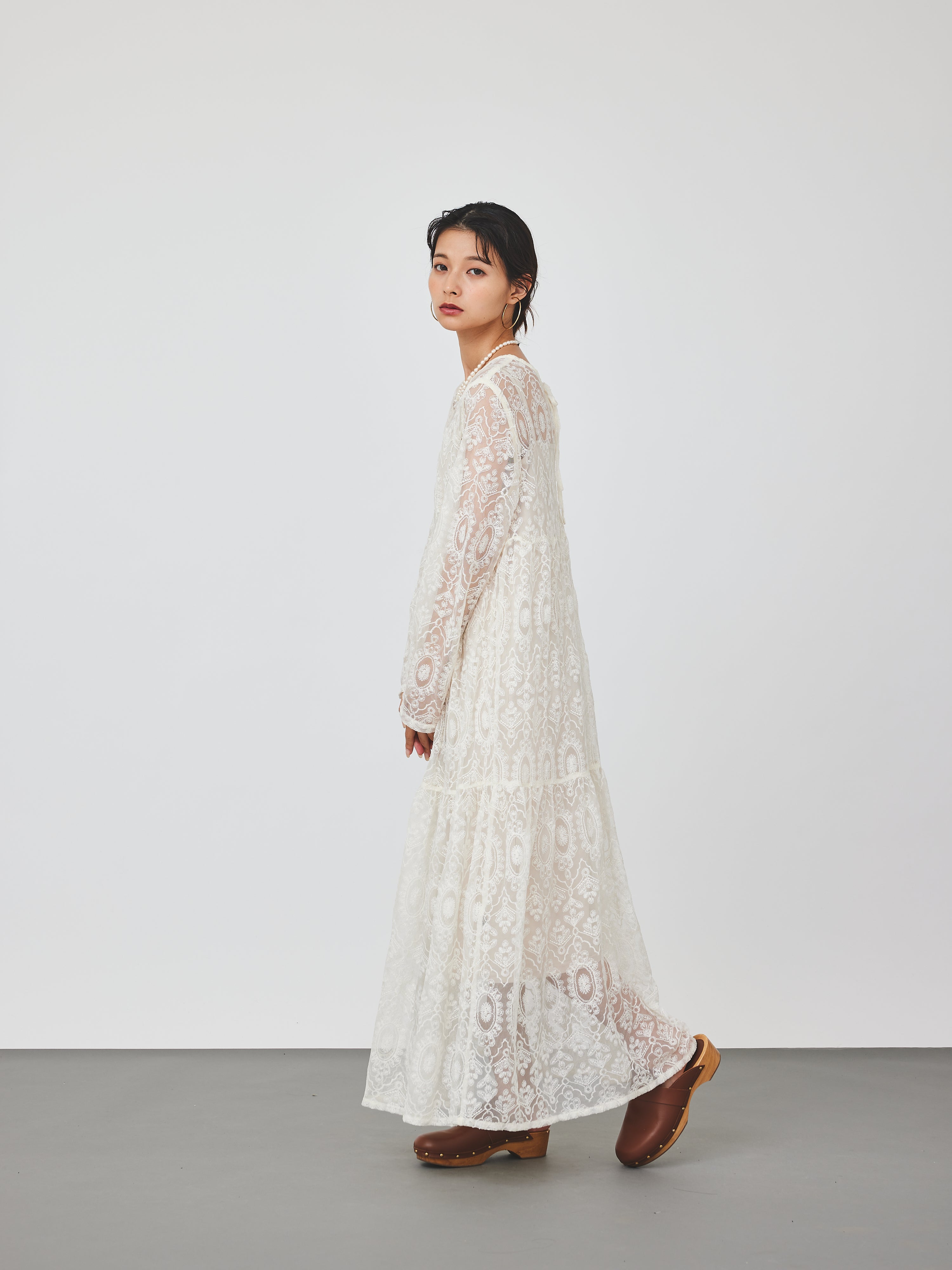 レースティアードワンピース(6259-470)