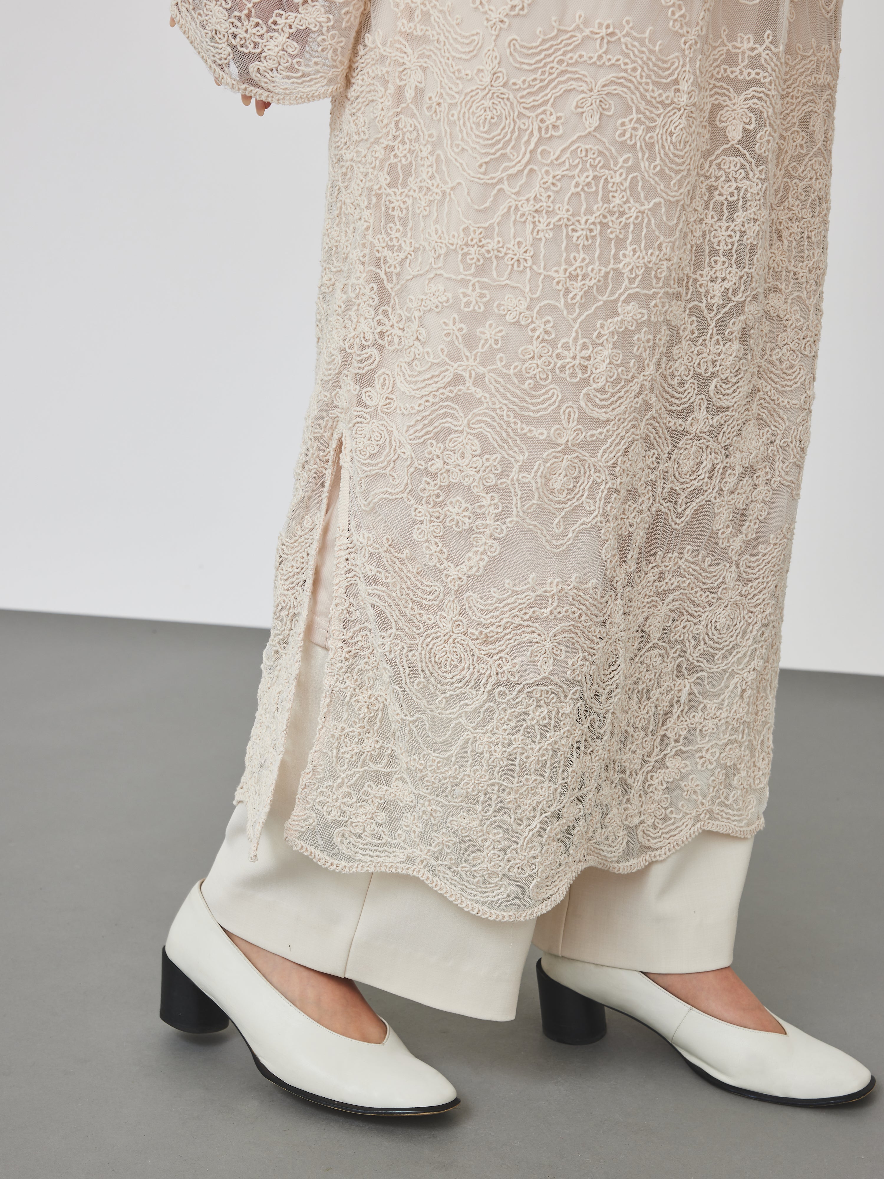 【再入荷】立体コード刺繍レースワンピース(6259-490)