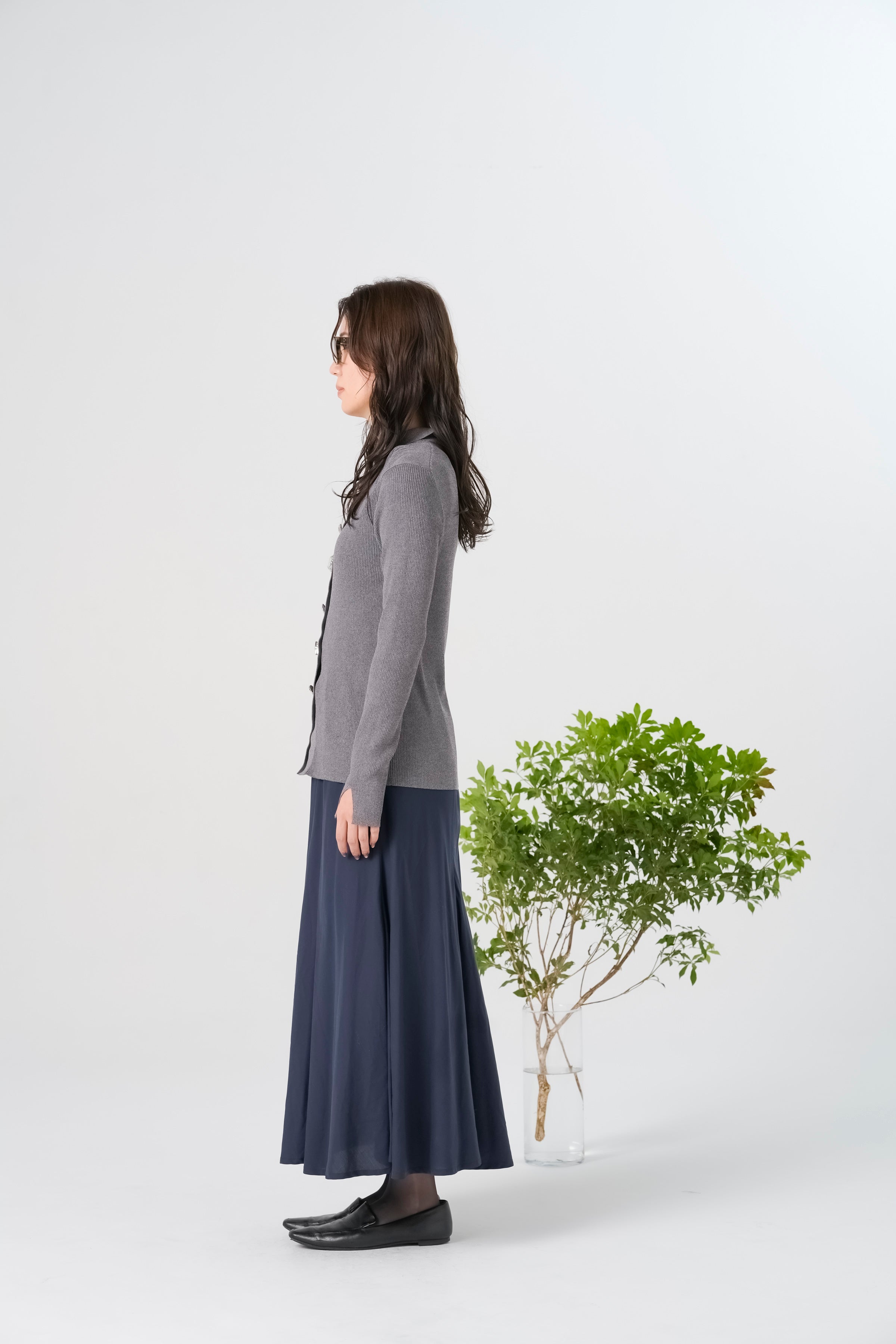 【8/7- 先行販売】ビジューポロニットトップス(6268-688)