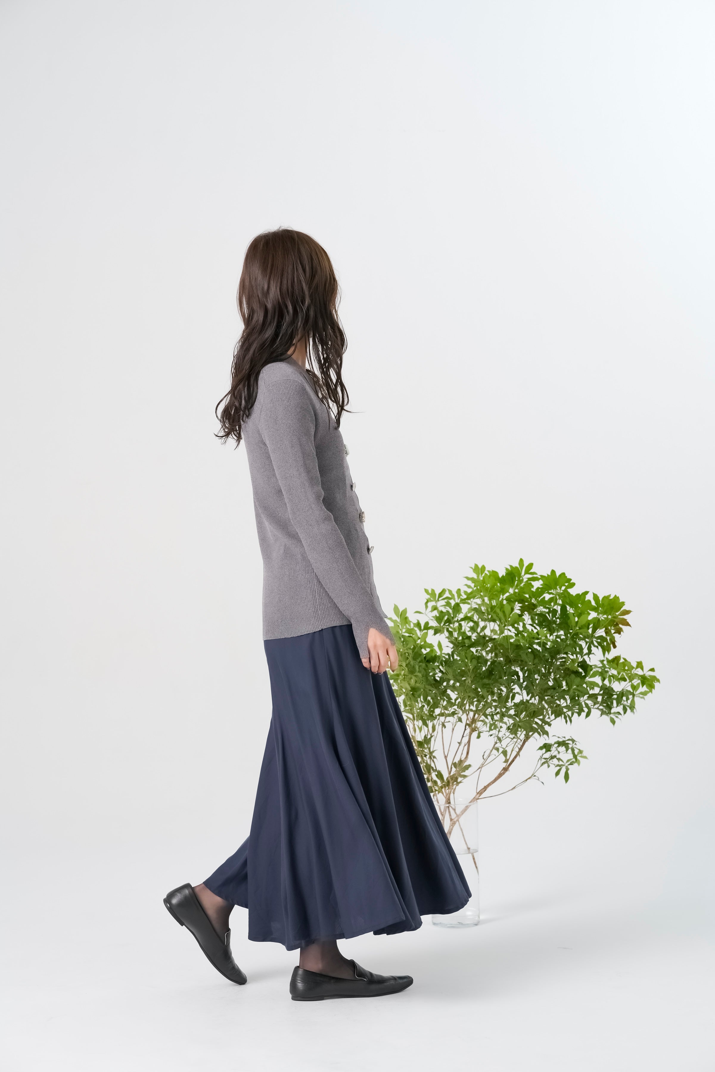 【8/7- 先行販売】ビジューポロニットトップス(6268-688)