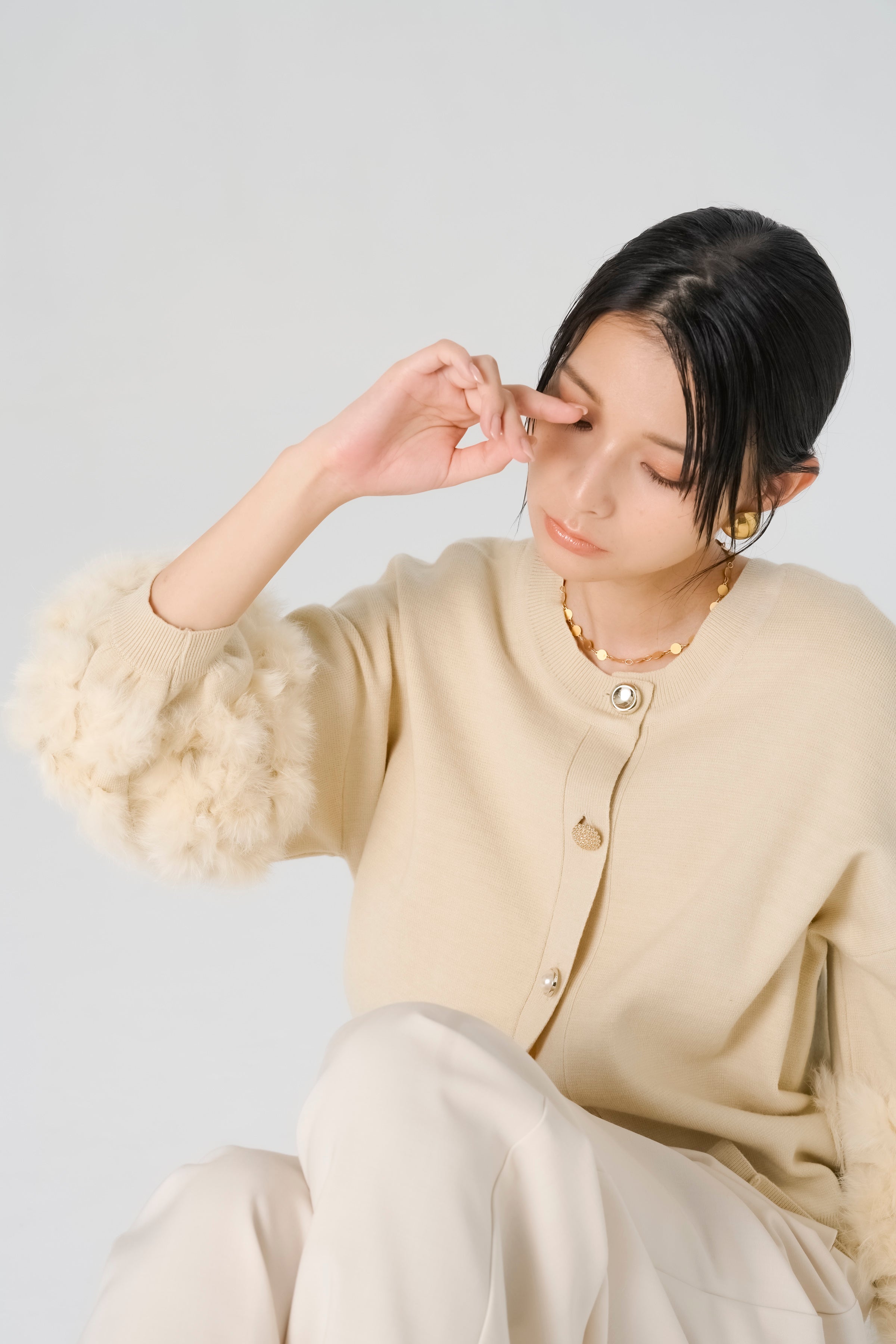 ラビットファーニットトップス(6269-525)