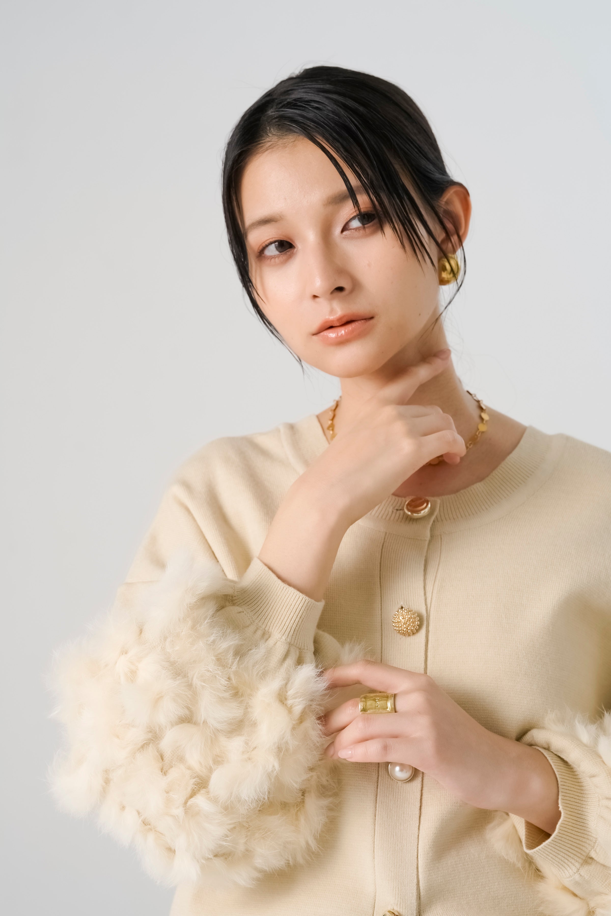 ラビットファーニットトップス(6269-525)