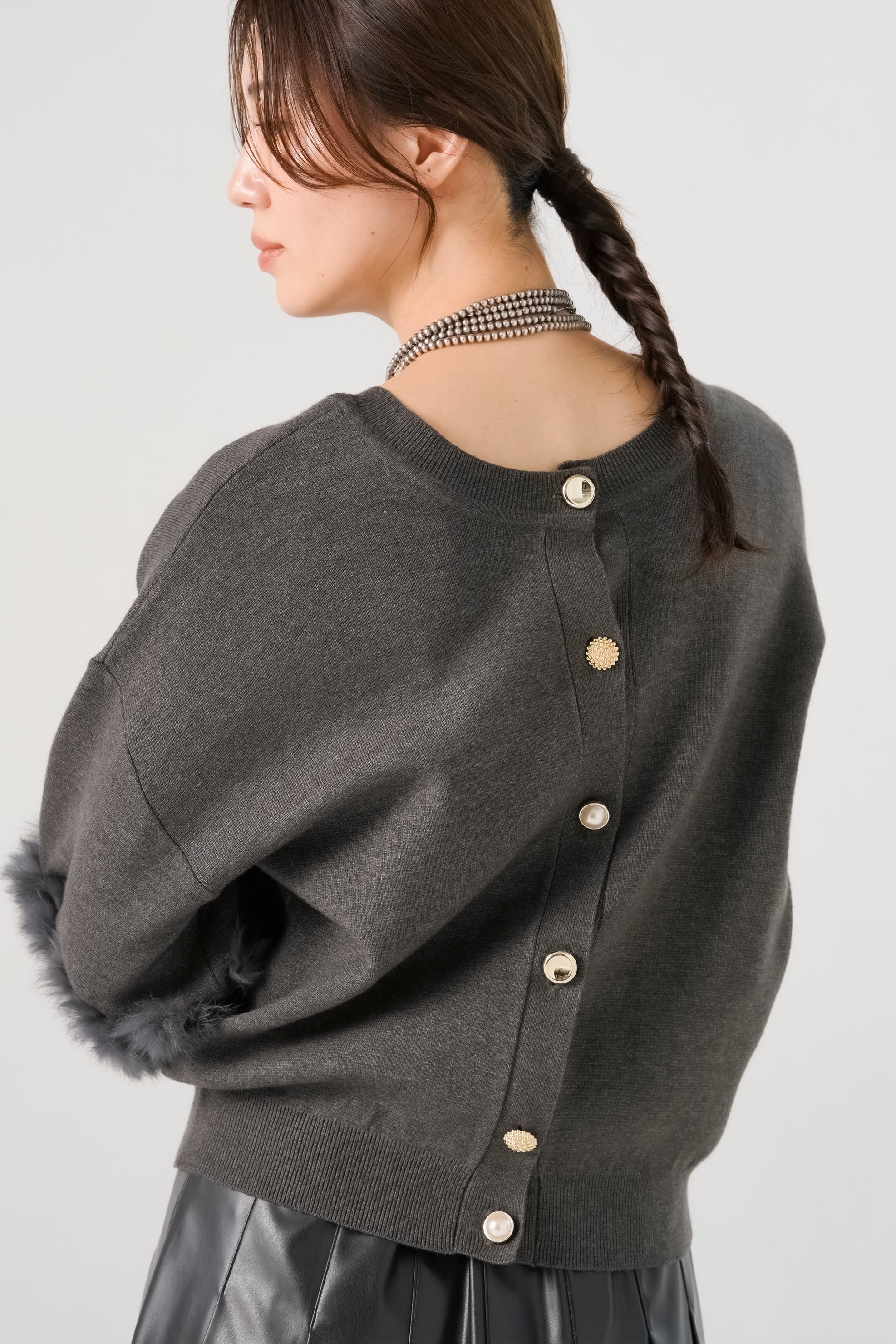 ラビットファーニットトップス(6269-525)