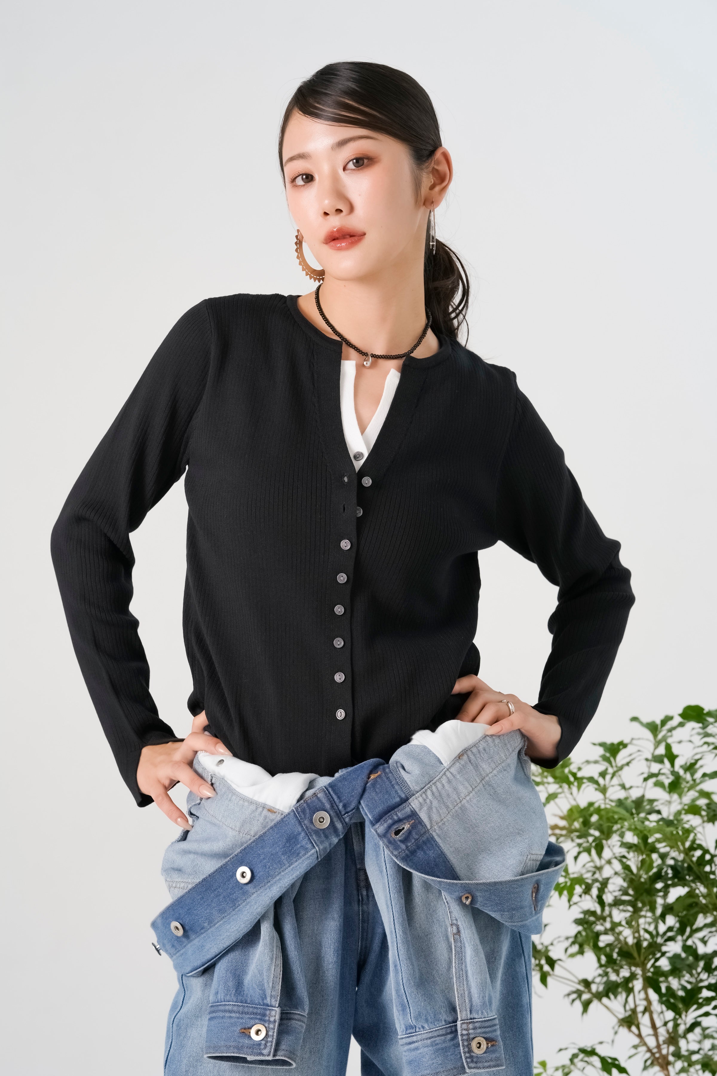 【8/7- 先行販売】レイヤードバイカラートップス(6268-450)