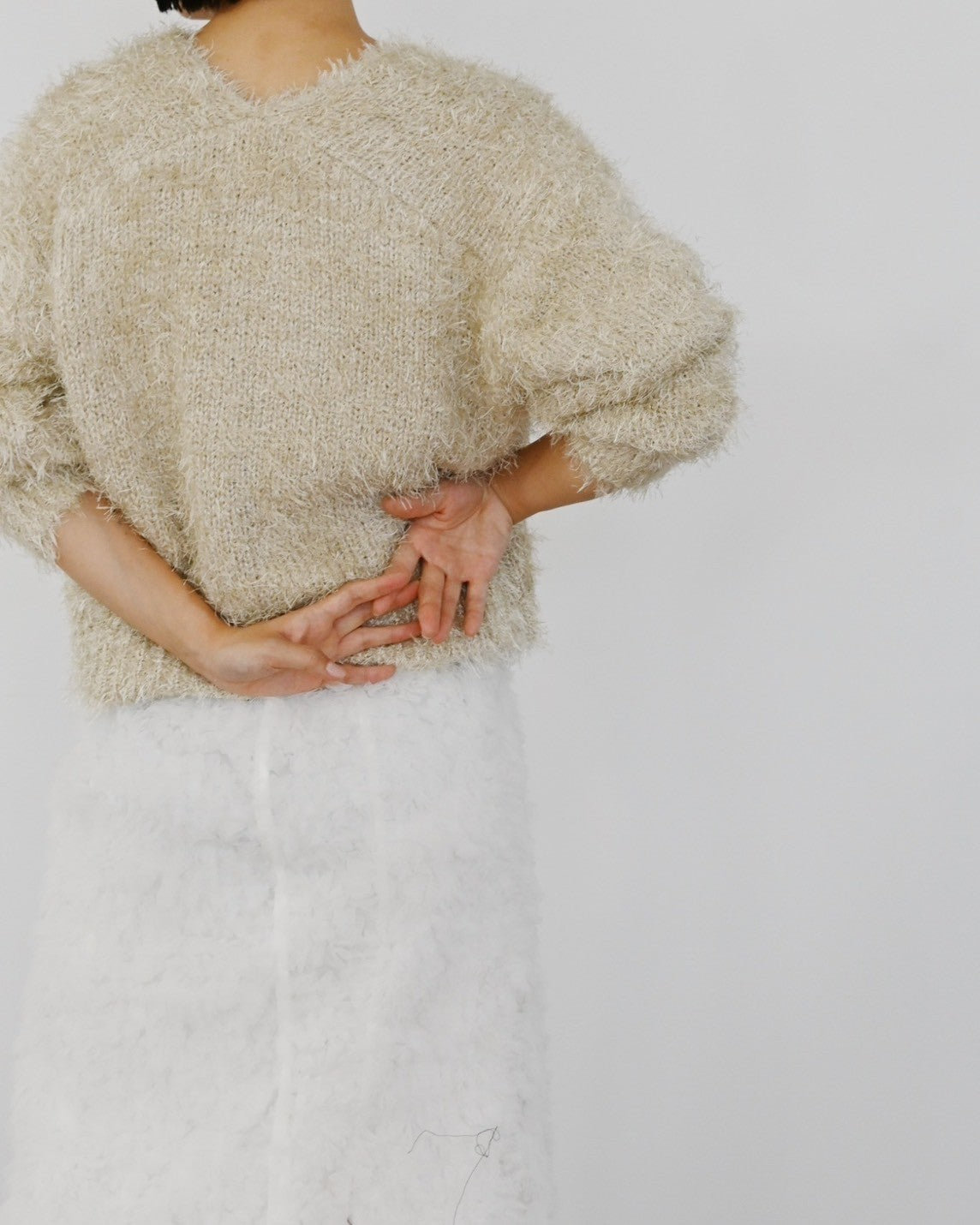 シャギーVネックニットトップス(6255-388.6262-483)