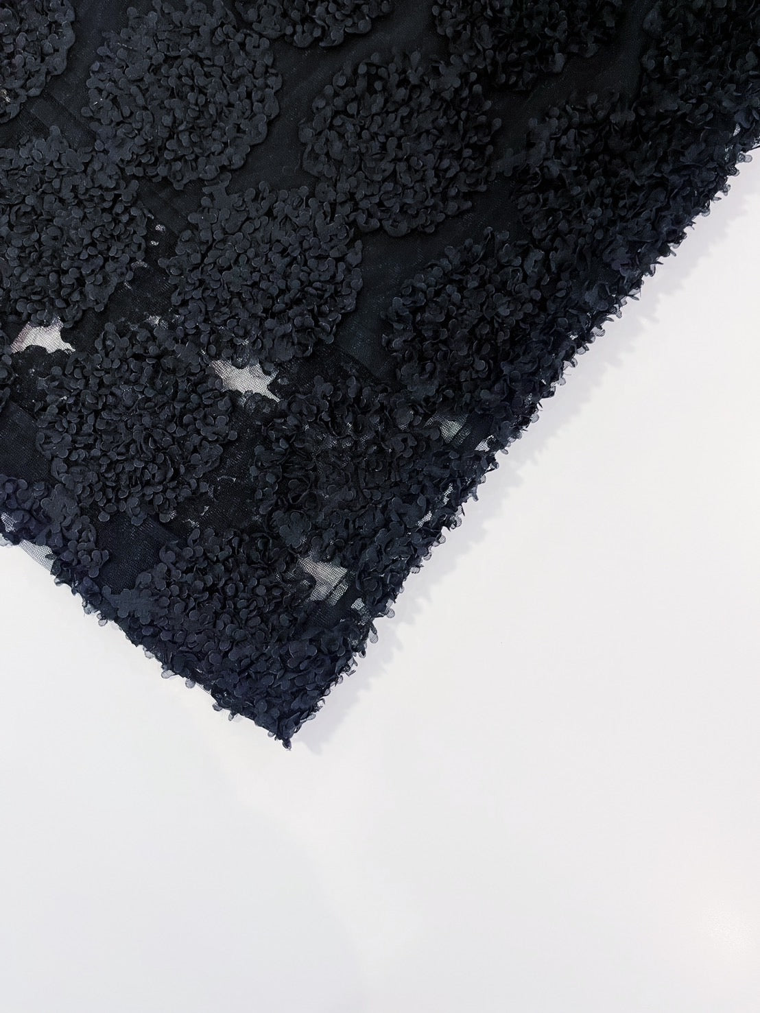 メッシュ刺繍Iラインスカート(6259-483)