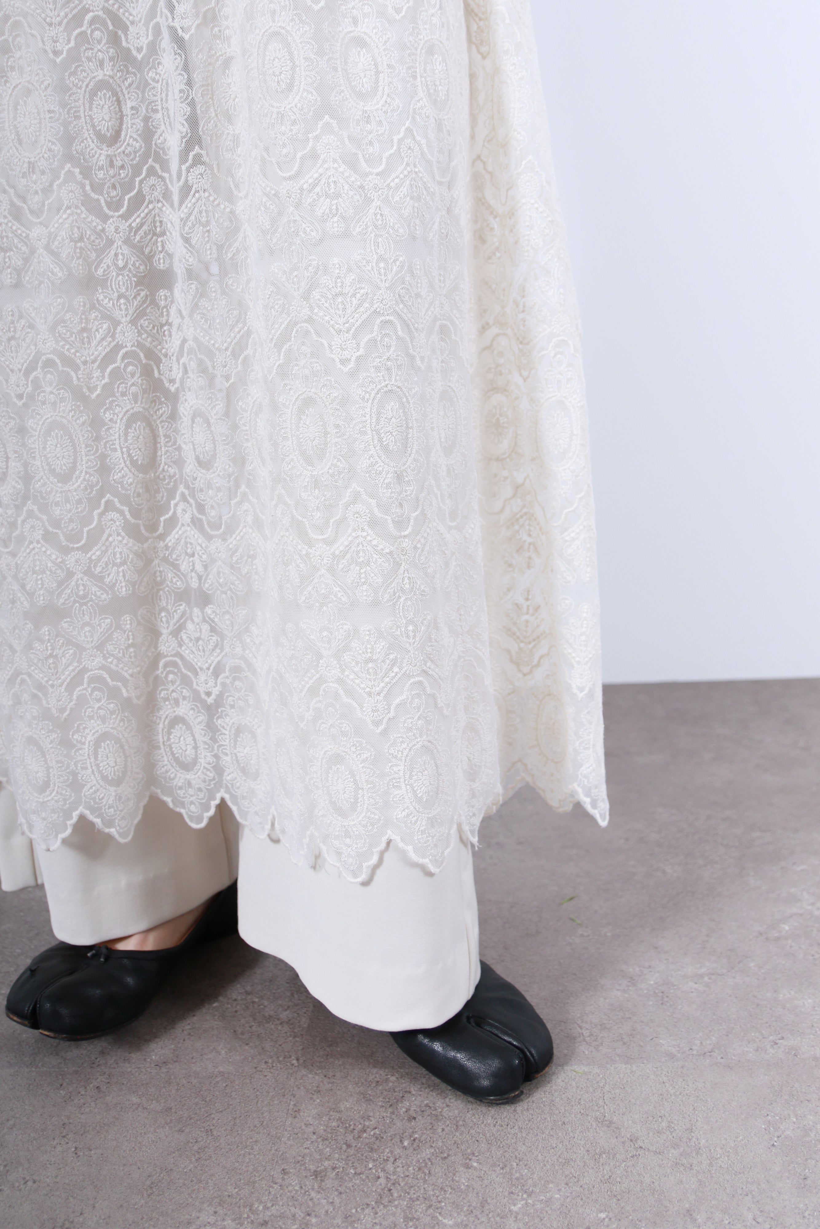 ニット×レースワンピース(6263-512)