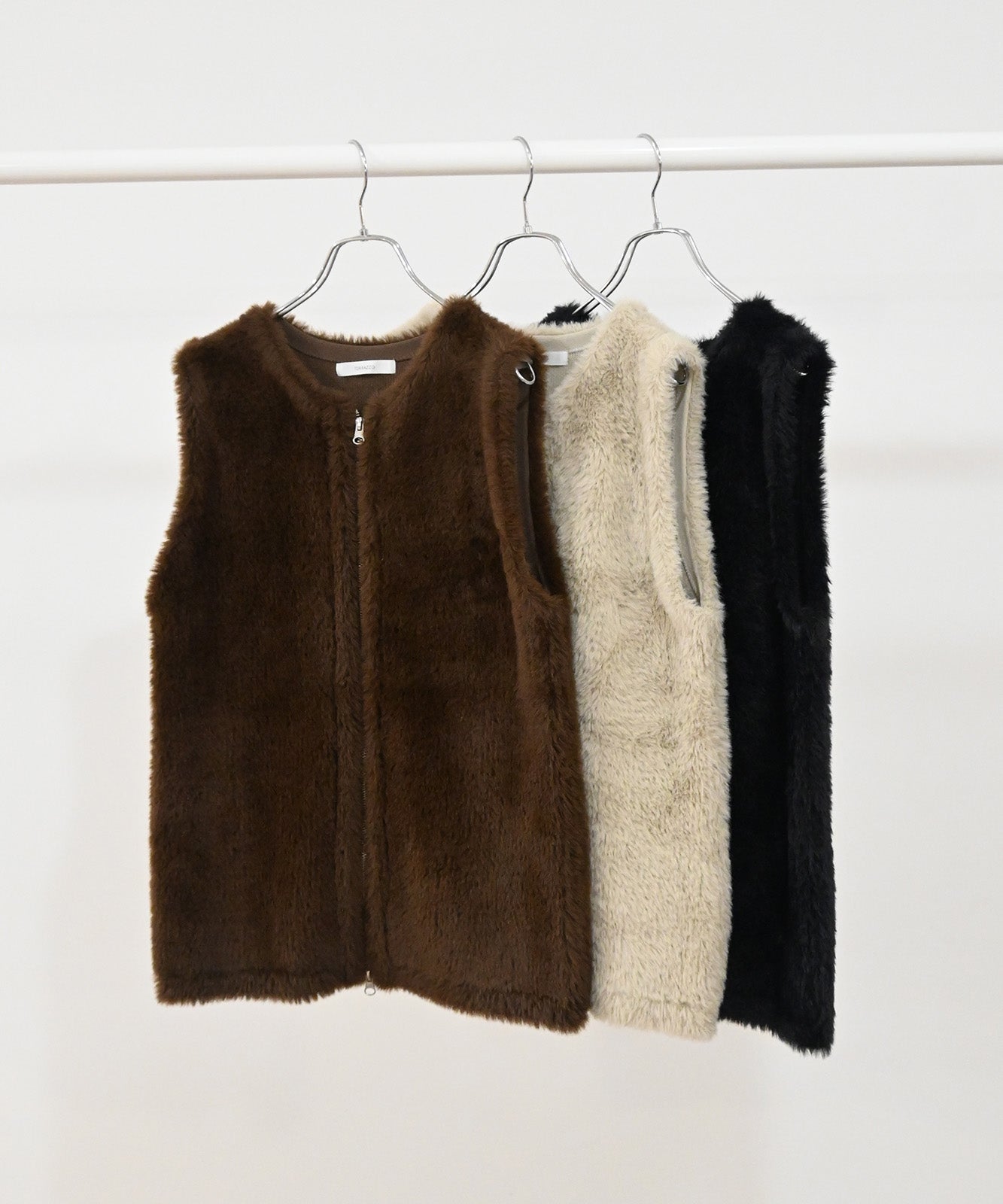 シャギーニットベスト(6263-528)