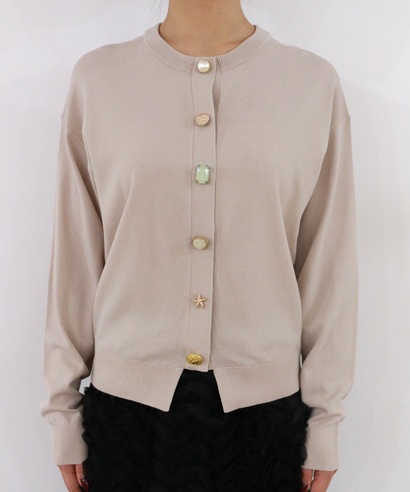 2025AW ビジューカーディガン(6260-693)