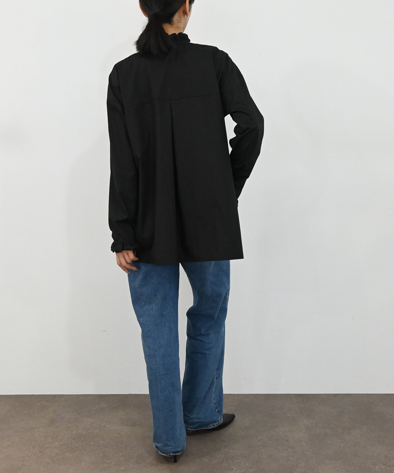 フリルカラーデザインシャツ(6263-498)