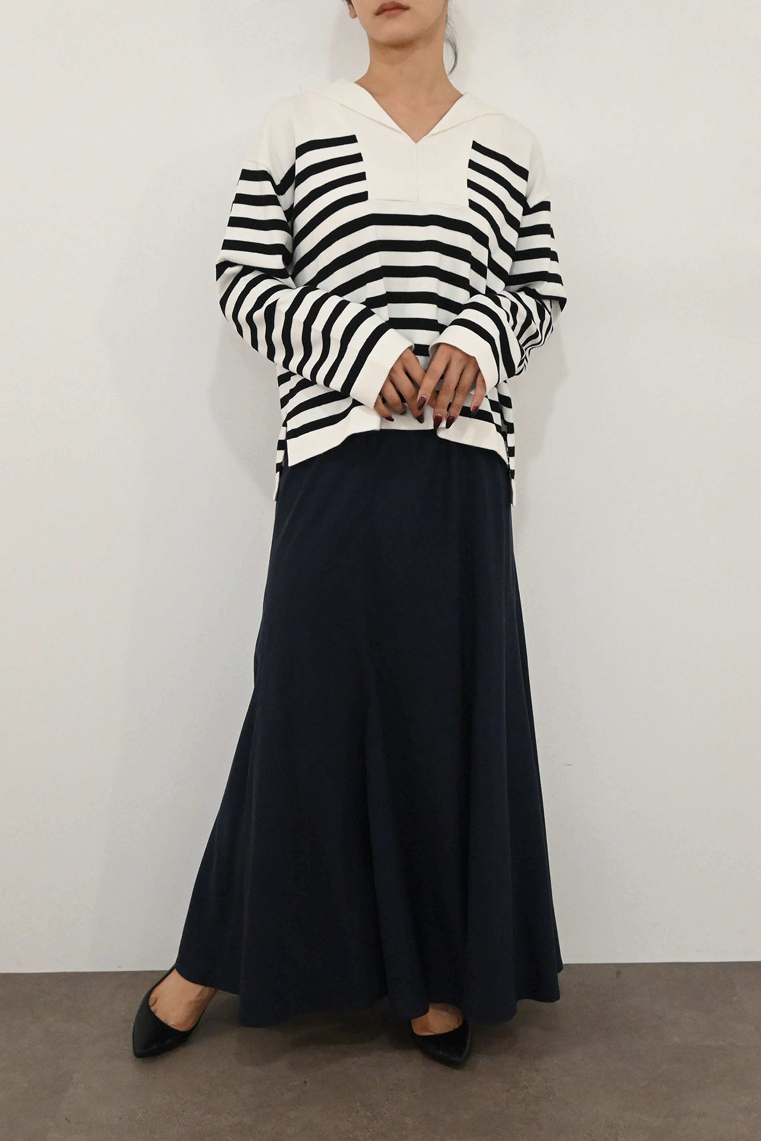 セーラーカラーニットトップス(6264-586)