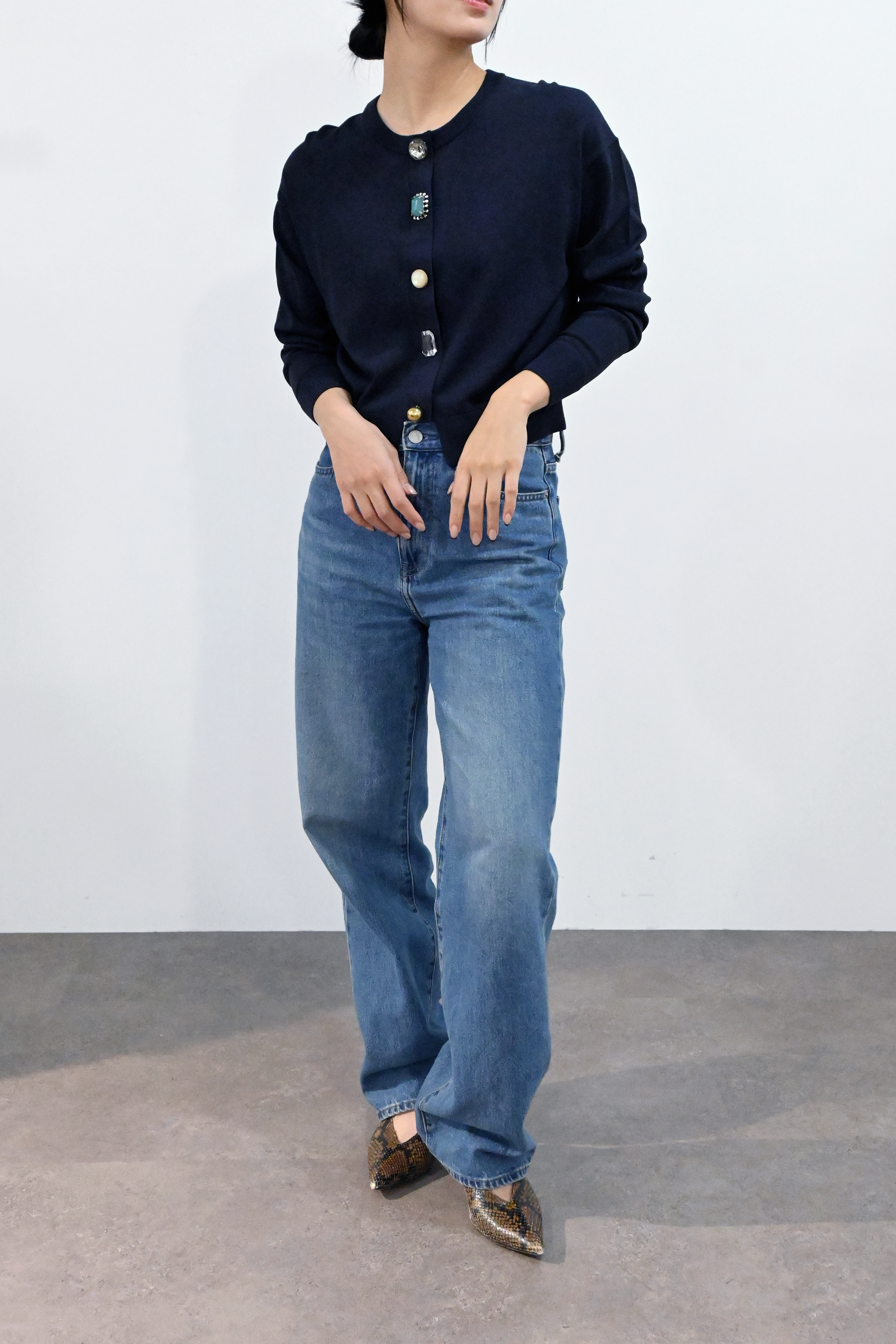 【予約終了】2026SSビジューカーディガン(6265-685)