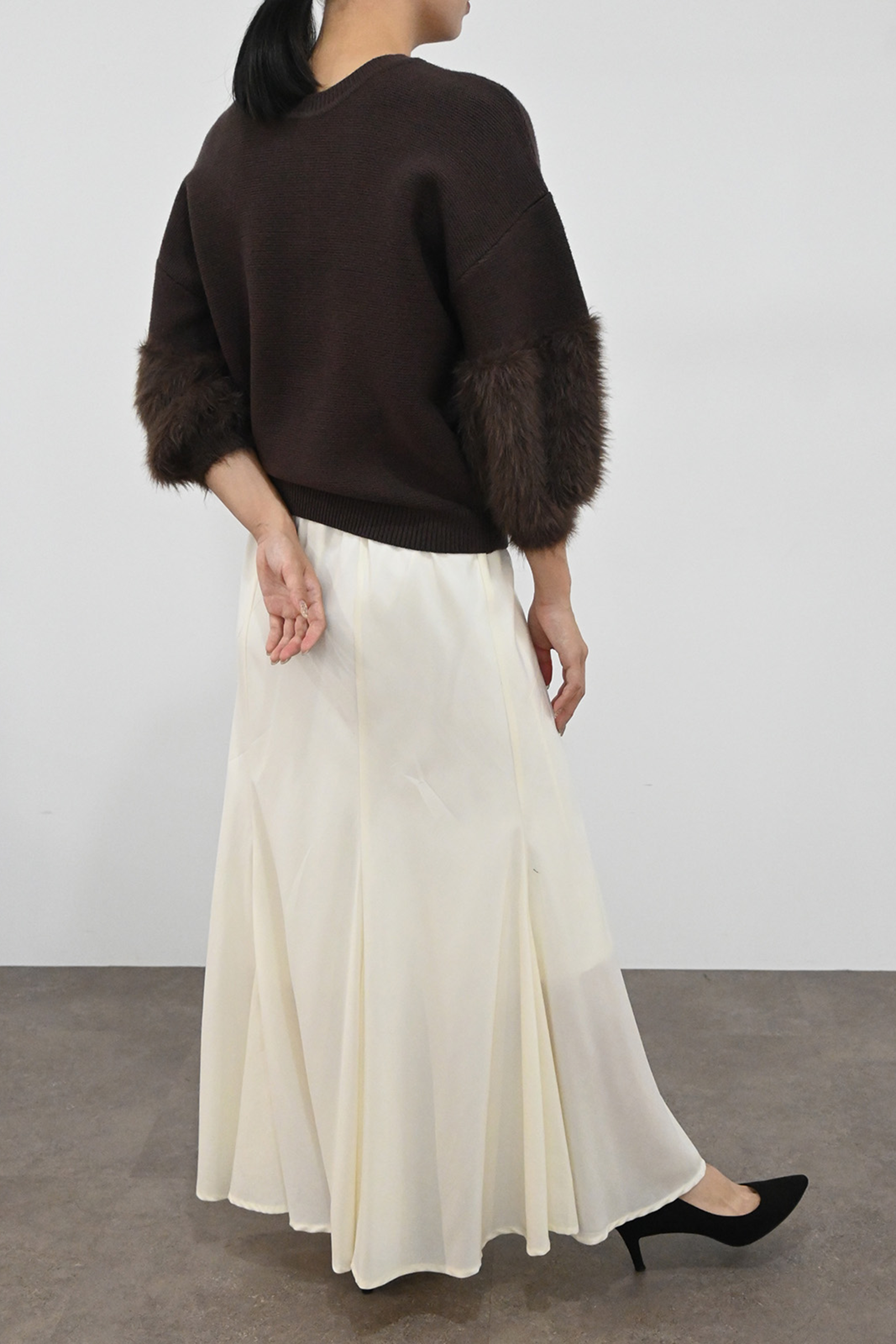 ファースリーブ２WAYカーディガン(6264-589)