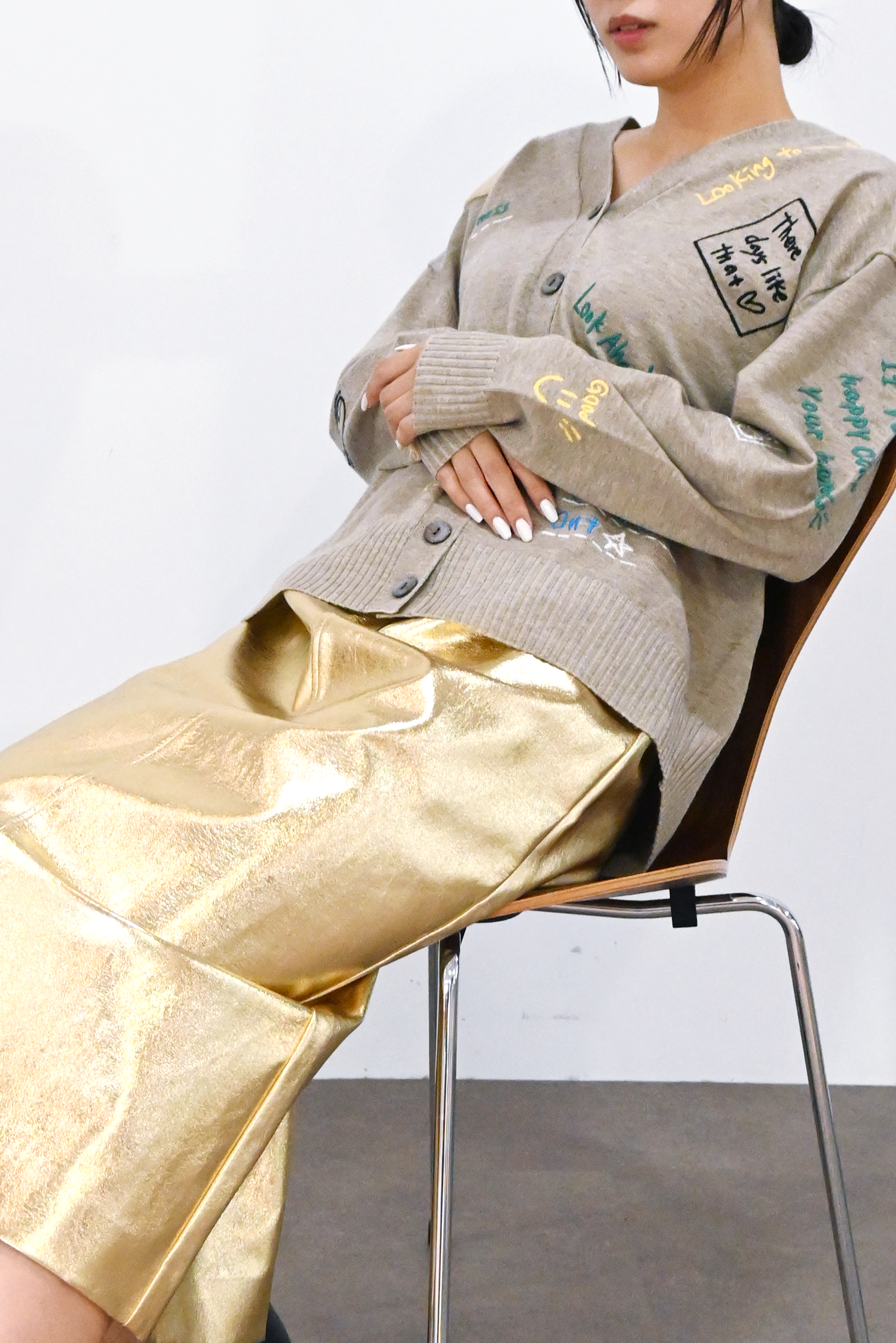 ハッピーエンブロイダリーカーディガン(6262-460)